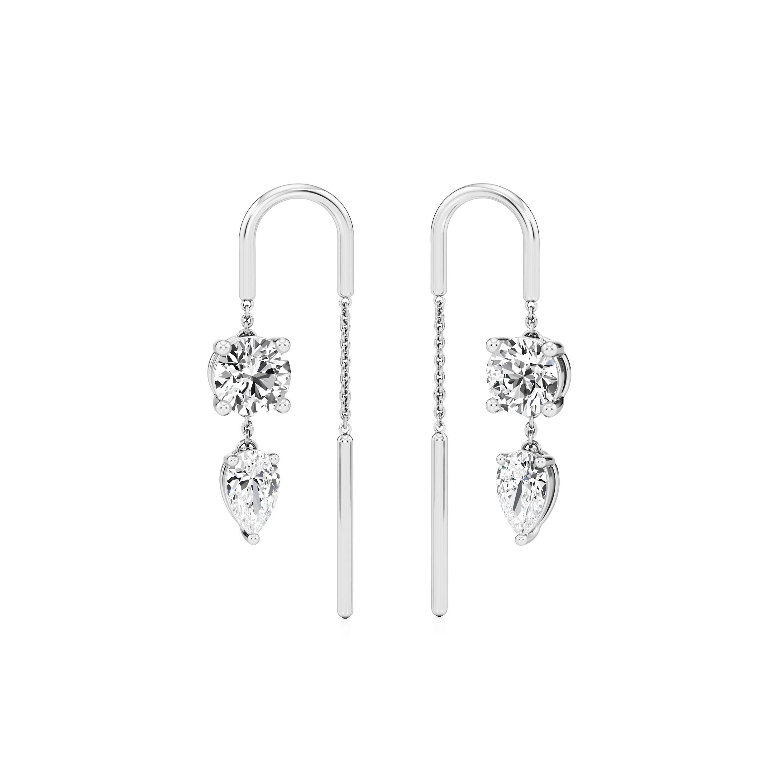 The Lyria Threader Earrings 4