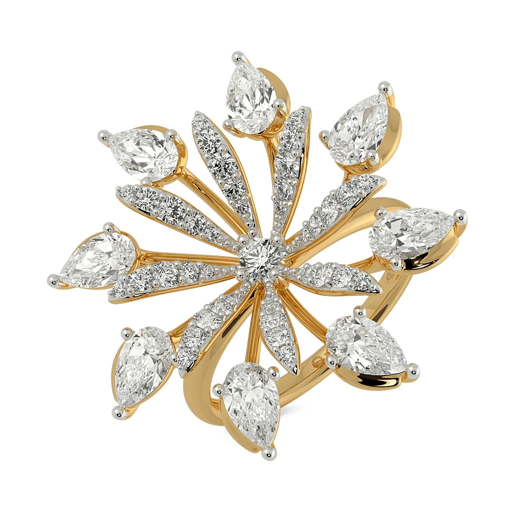 Silver Fern Statement Ring