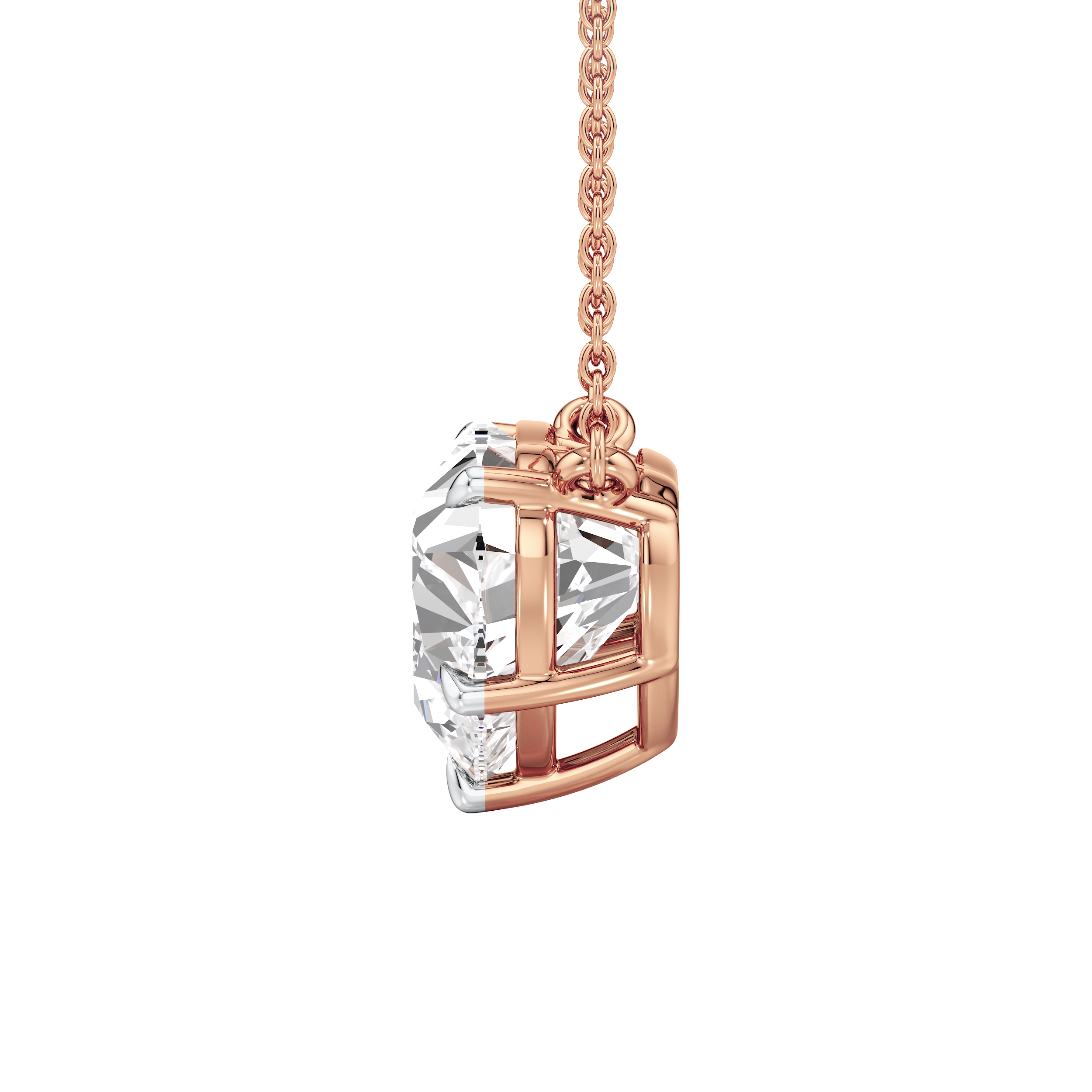 Amour Heart Solitaire Necklace 8