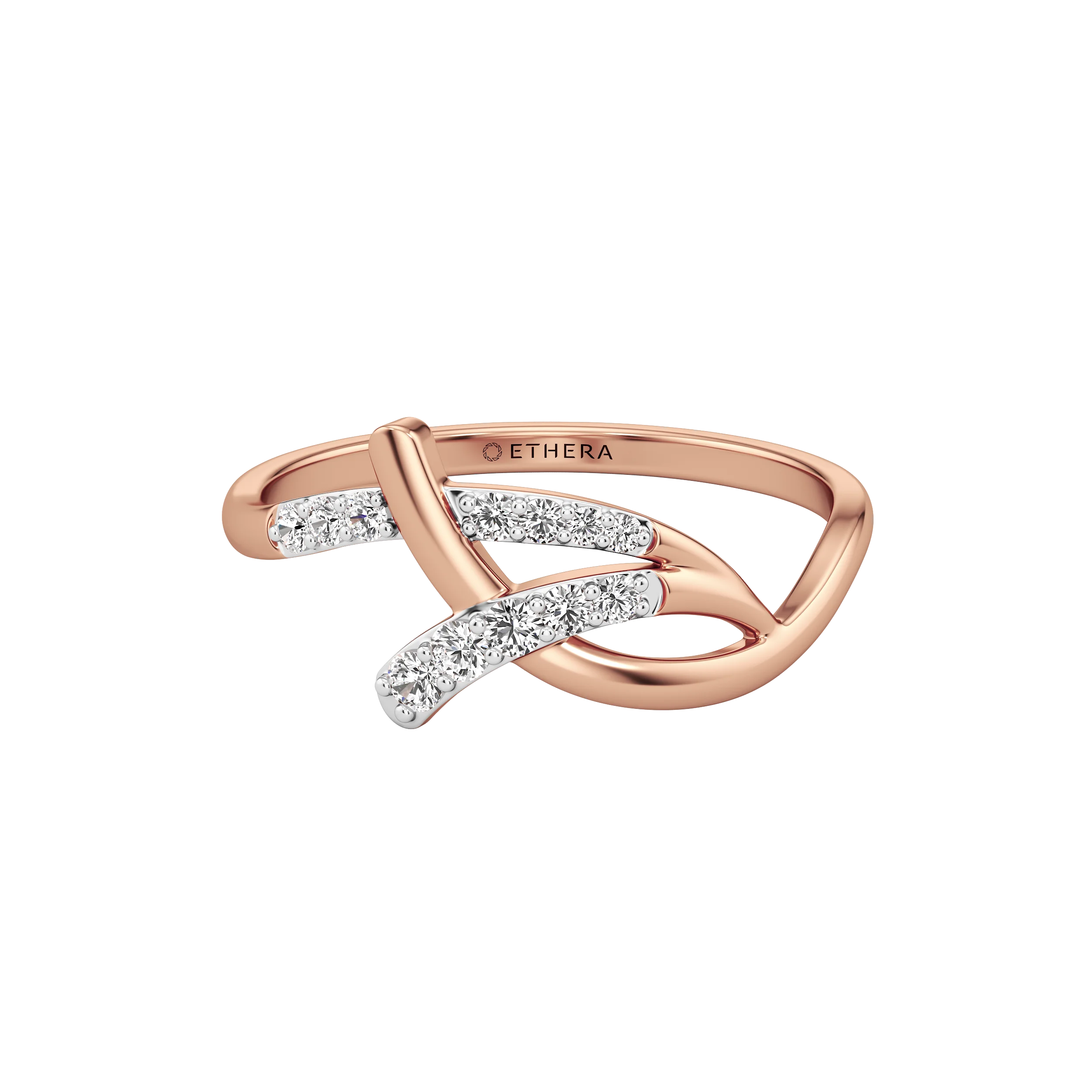 Interlace Diamond Ring 11