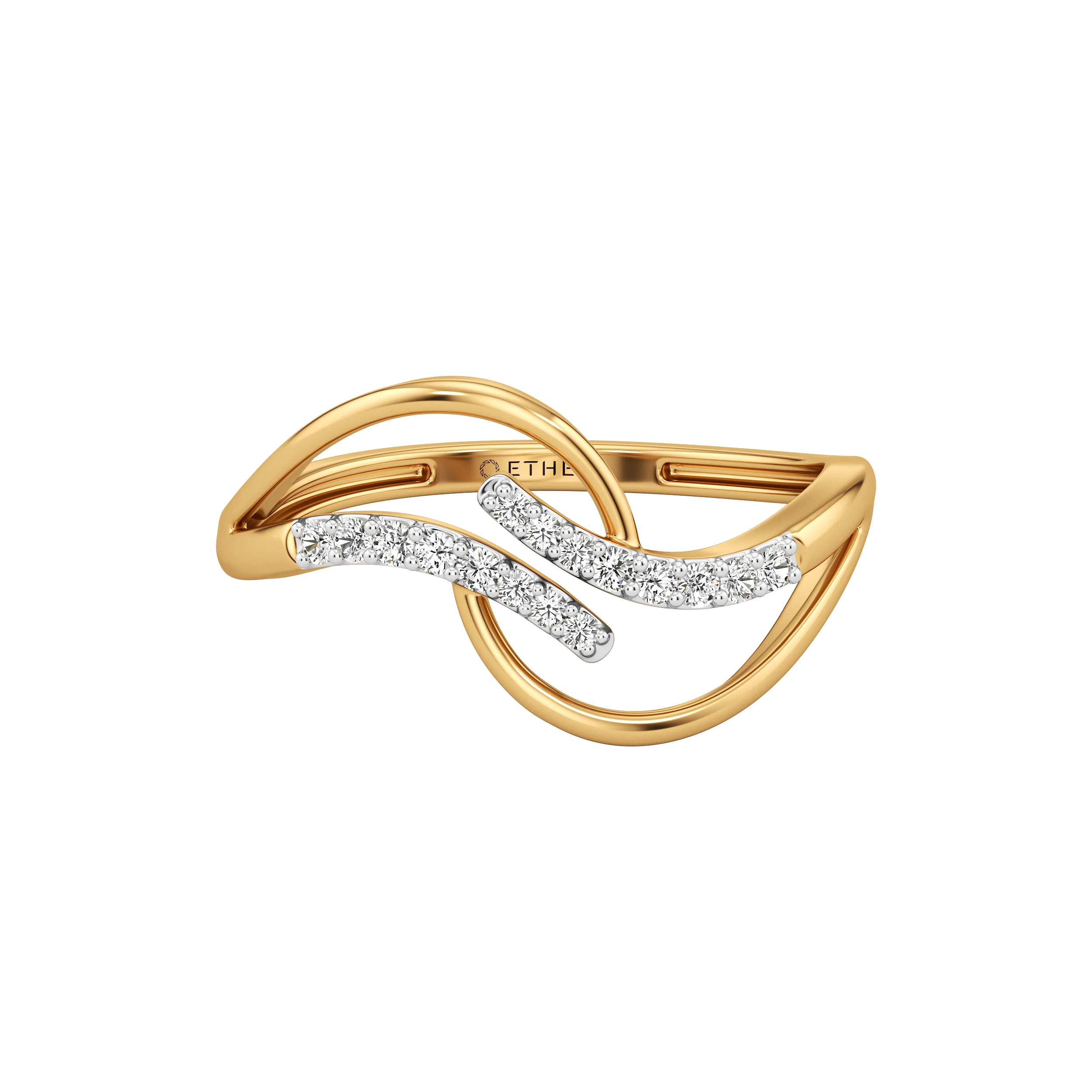 Infinity Flow Diamond Ring 4
