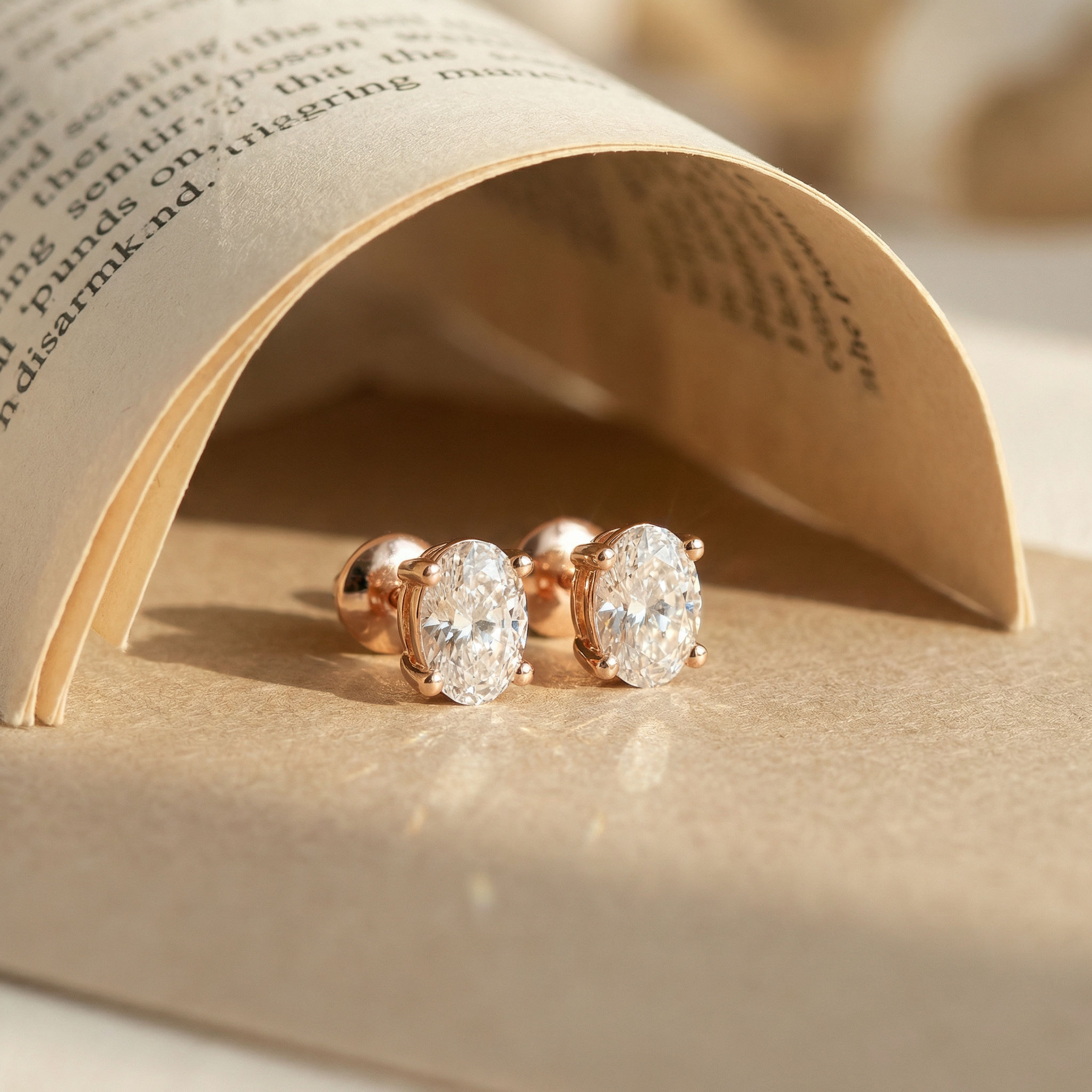Soleia Petite Oval Earrings 2