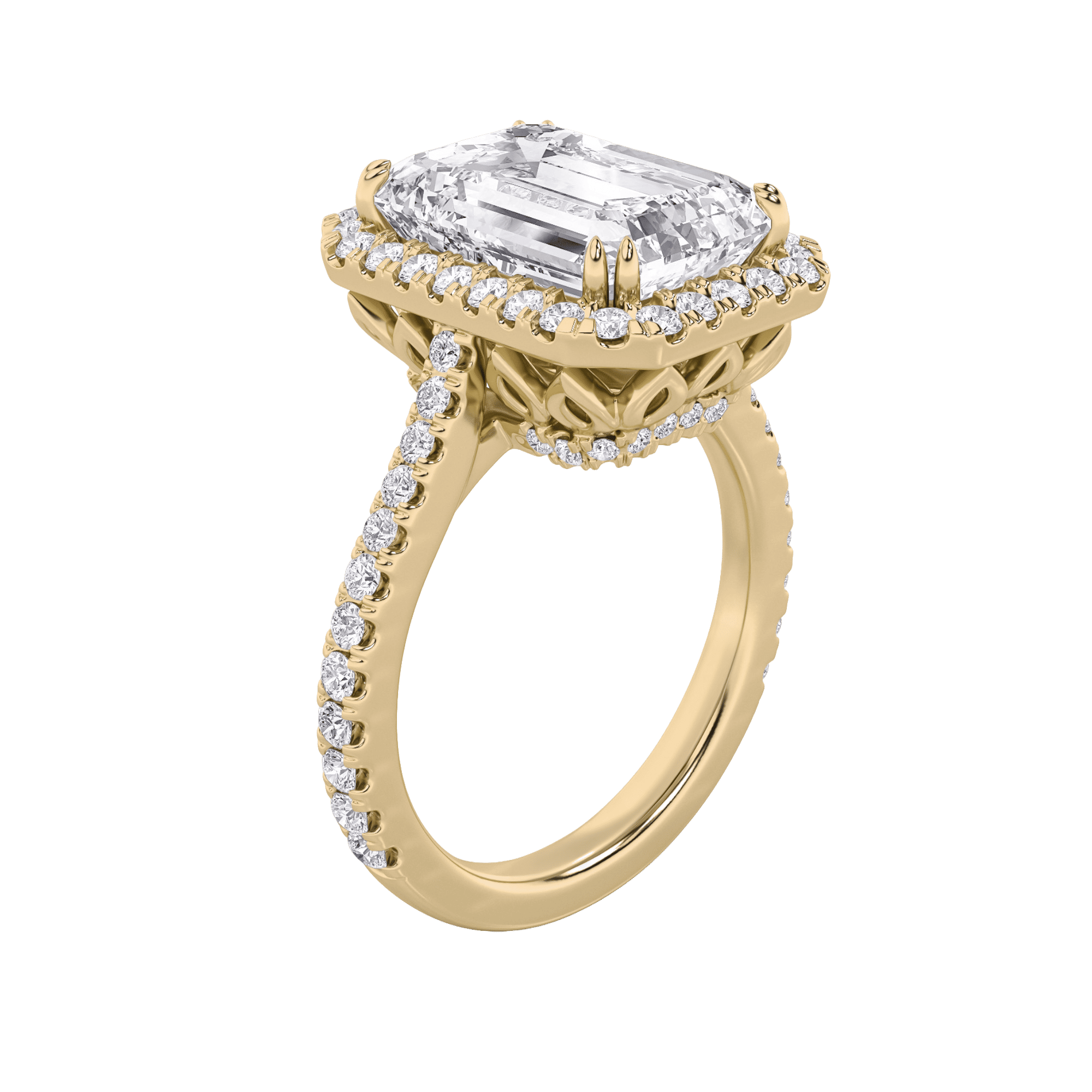 Regal Emerald Cocktail Ring 1