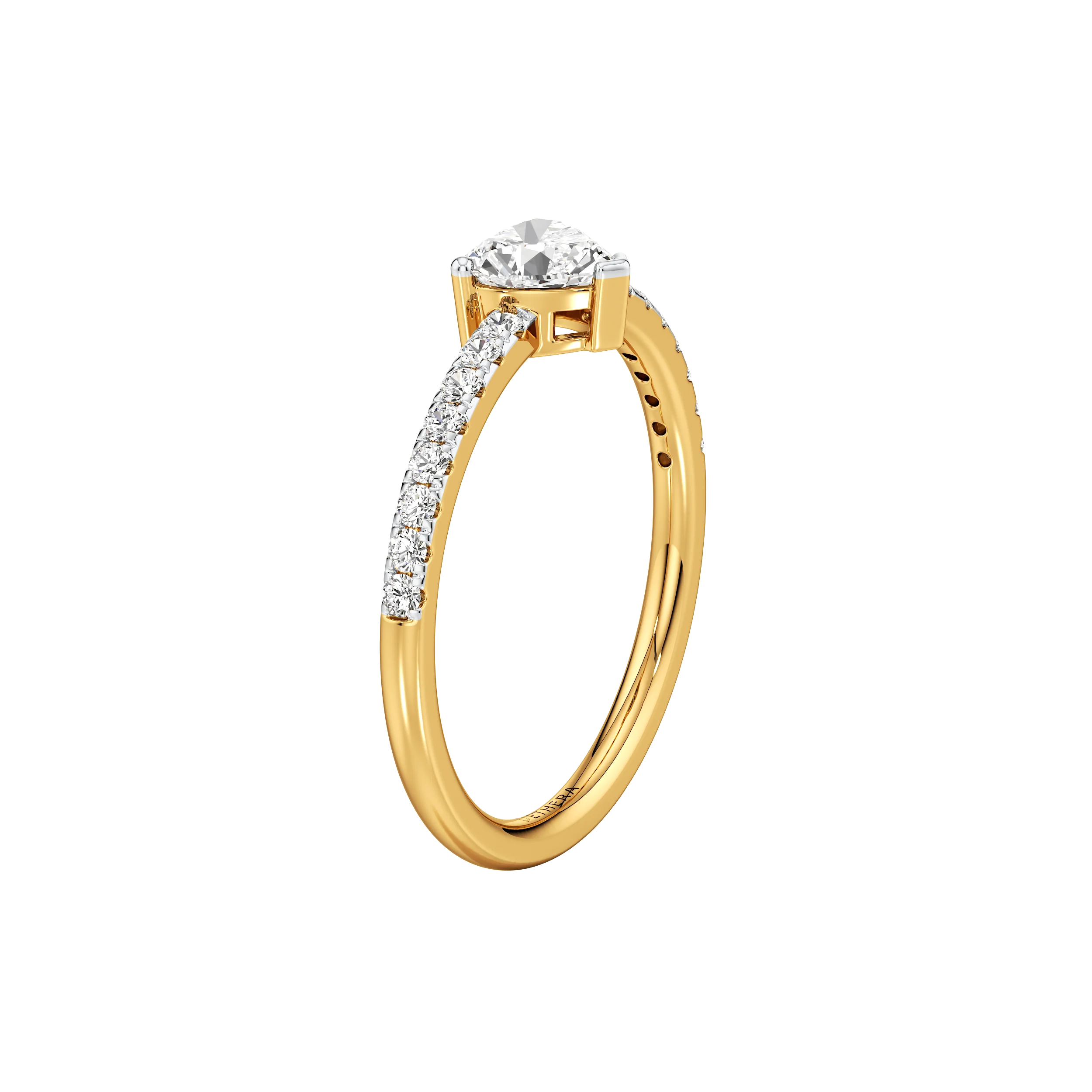 Heart Of Love Solitaire Ring 5