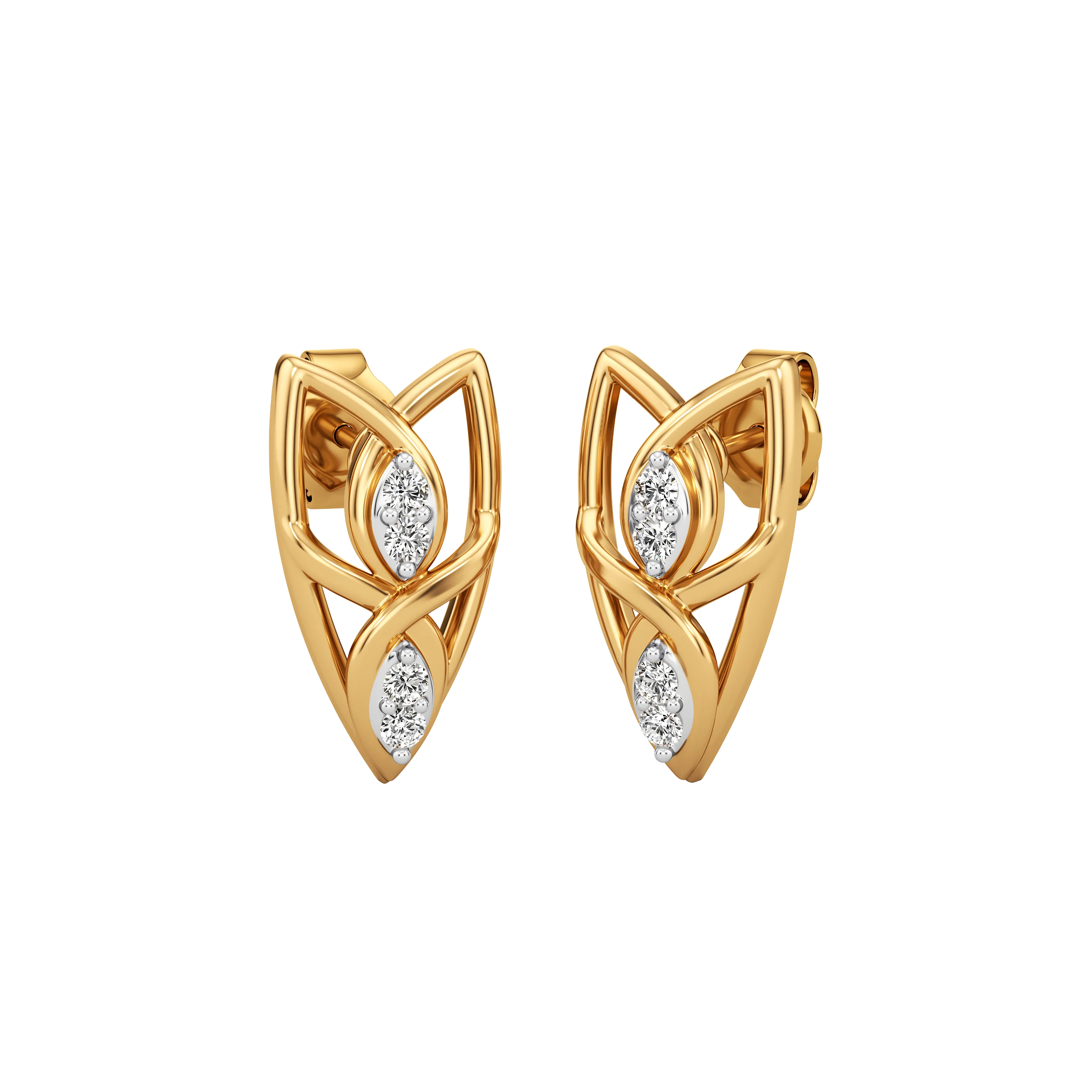 Lattice Gleam Studs 0