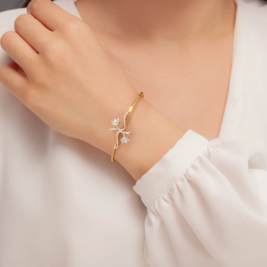 The Enchanted Quill Bangle  hover