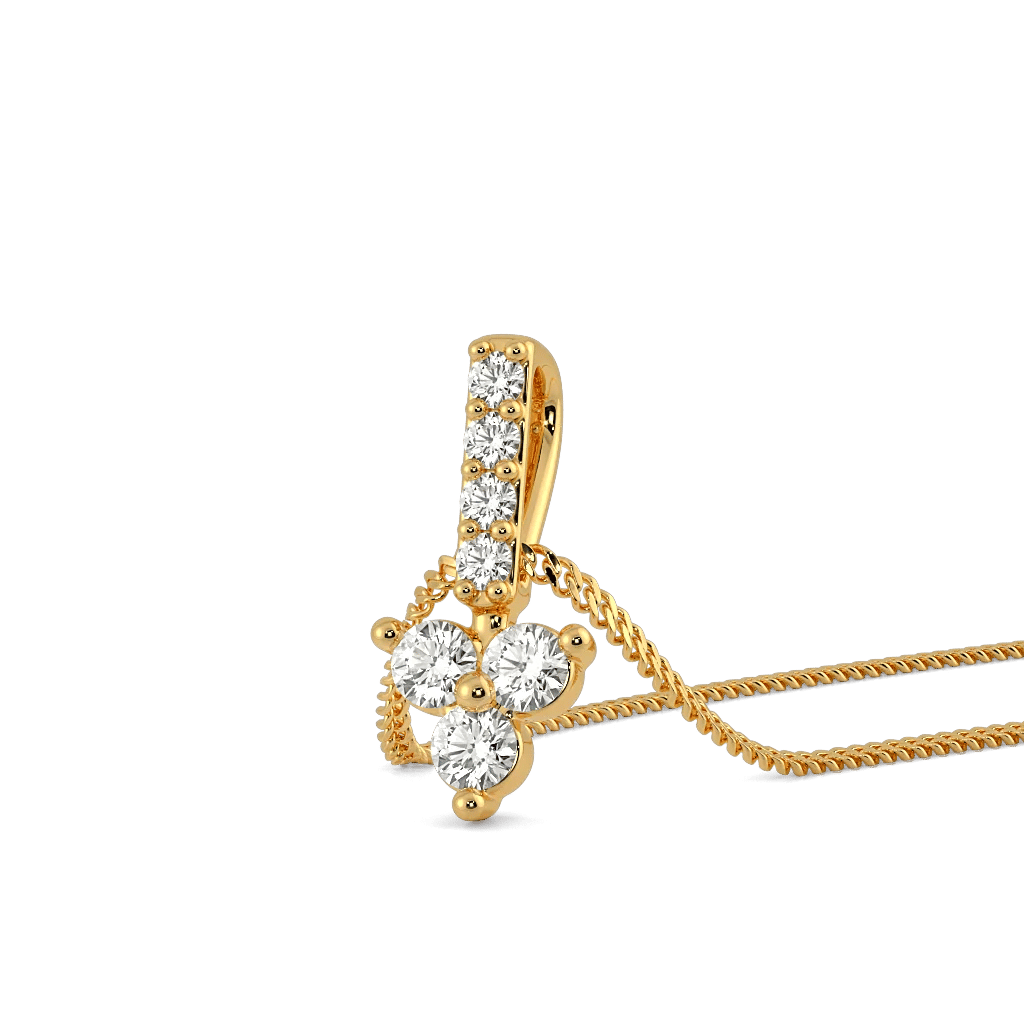 Trio Dropline Charm Pendant 0
