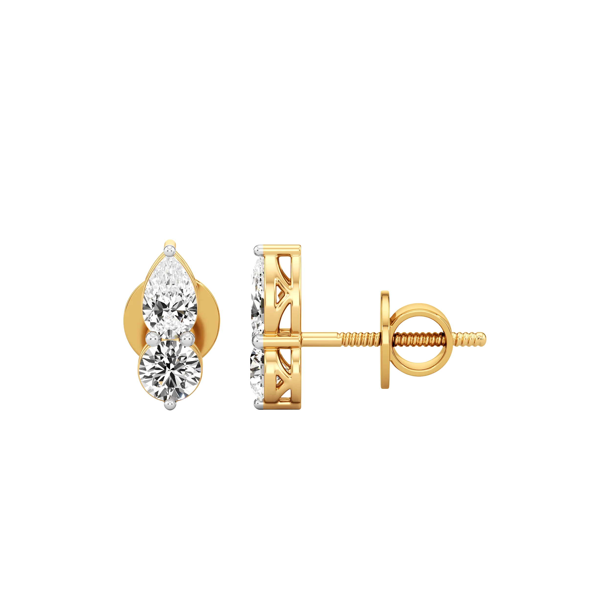 Twinleaf Cluster Studs 2