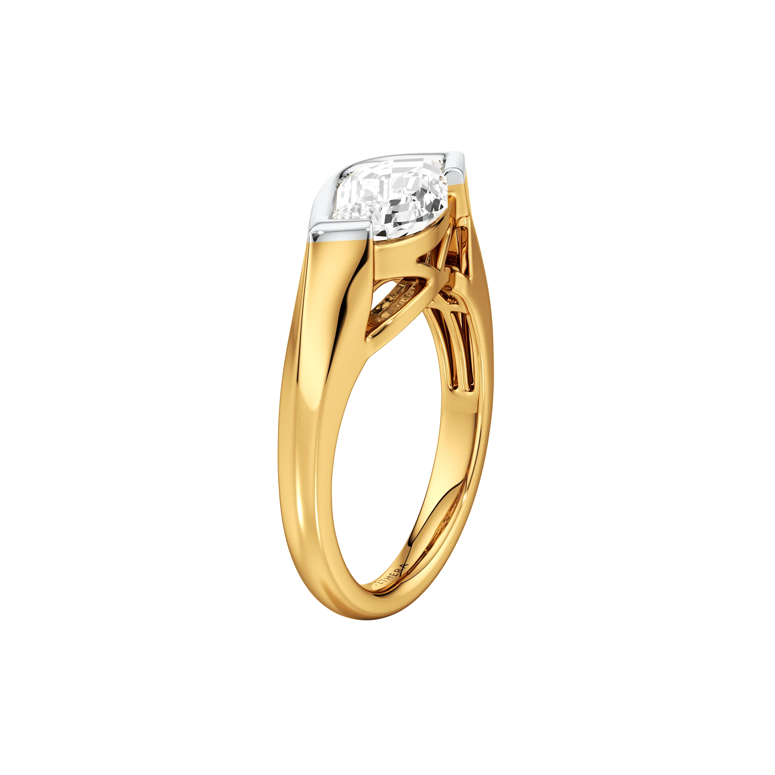 Chiseled Brilliance Solitaire Ring 6