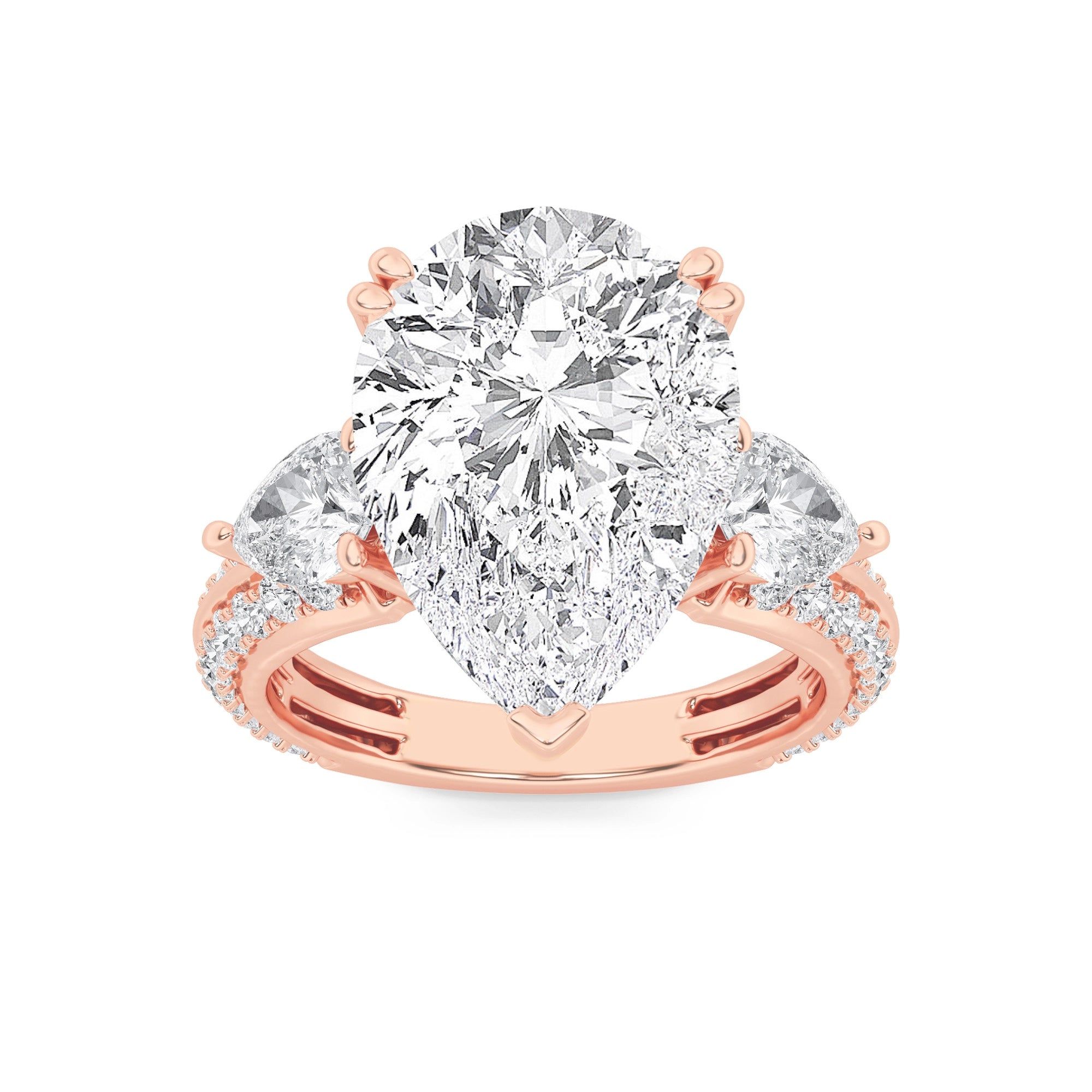 Aria Three Stone Cocktail Ring 3