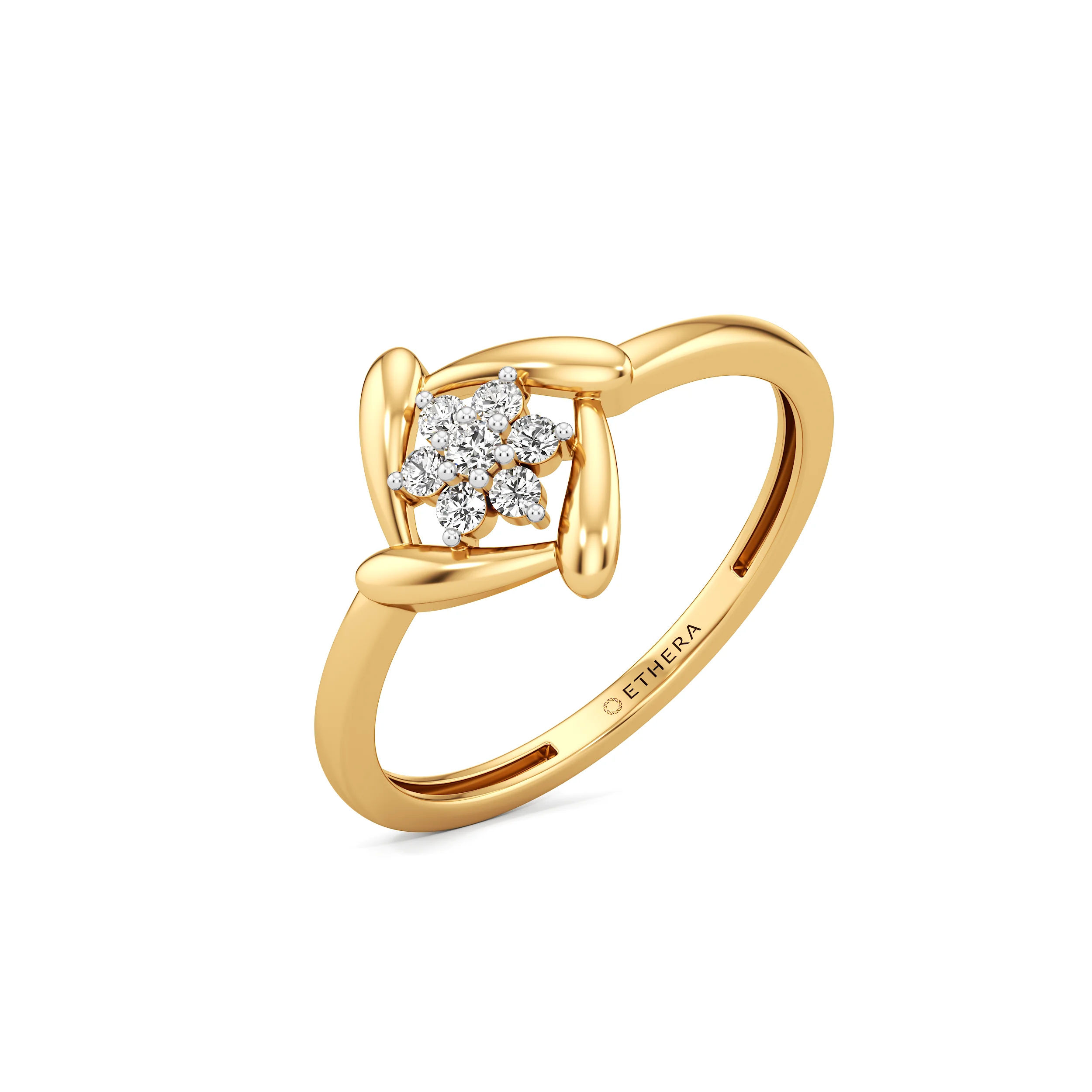 Petaline Cluster Ring