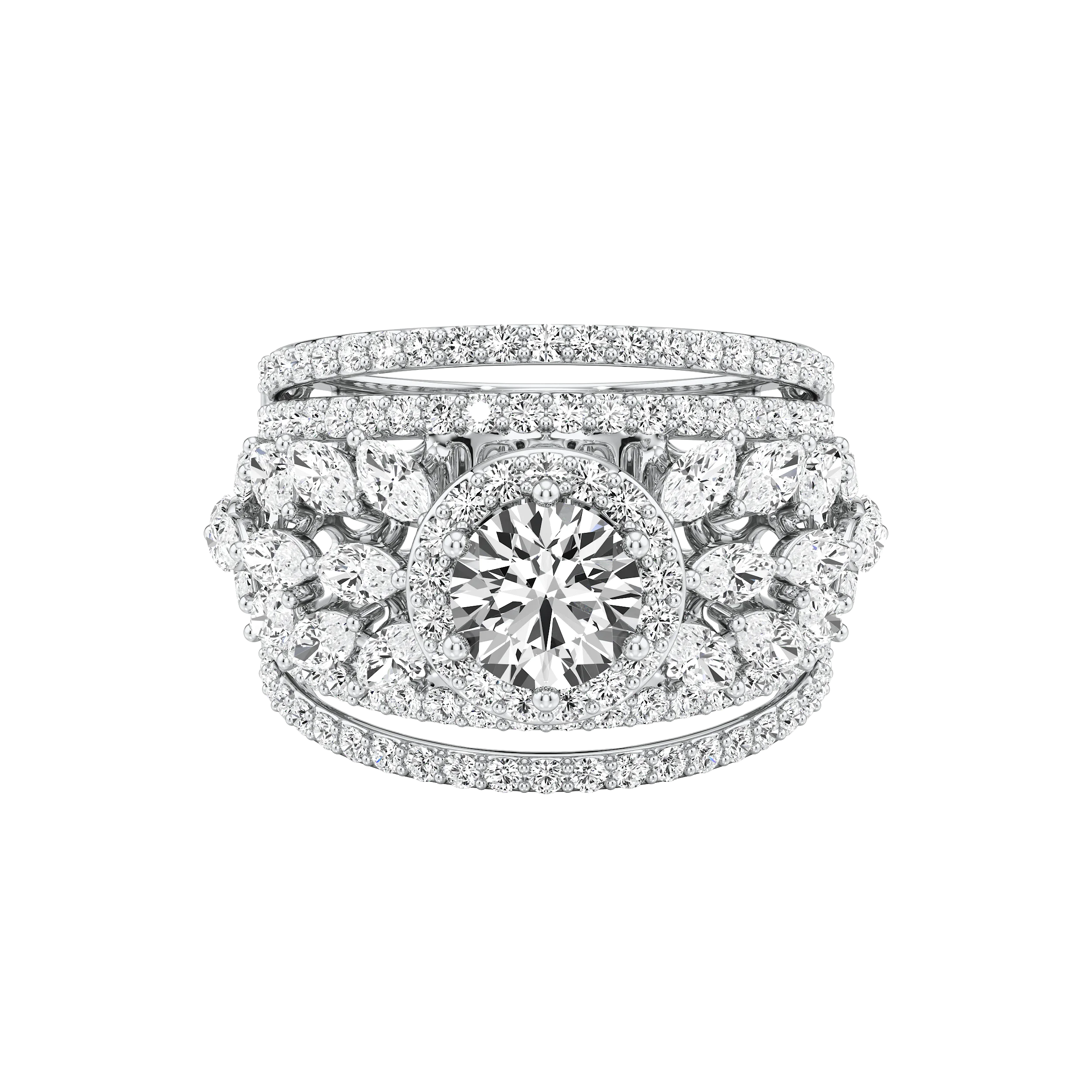 Majestic Radiance Cocktail Ring 7