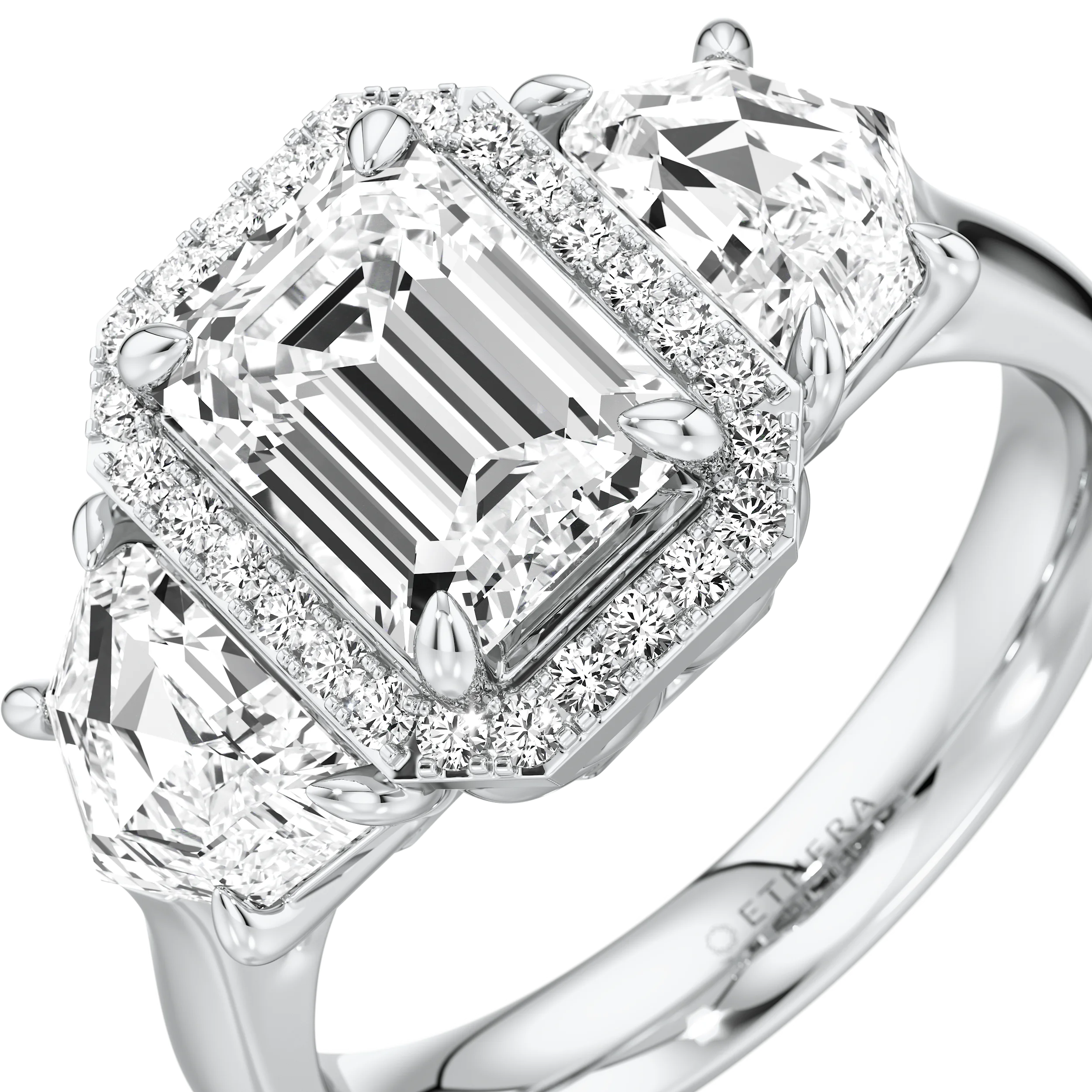 Past, Present , Future 3 Stone Ring 7