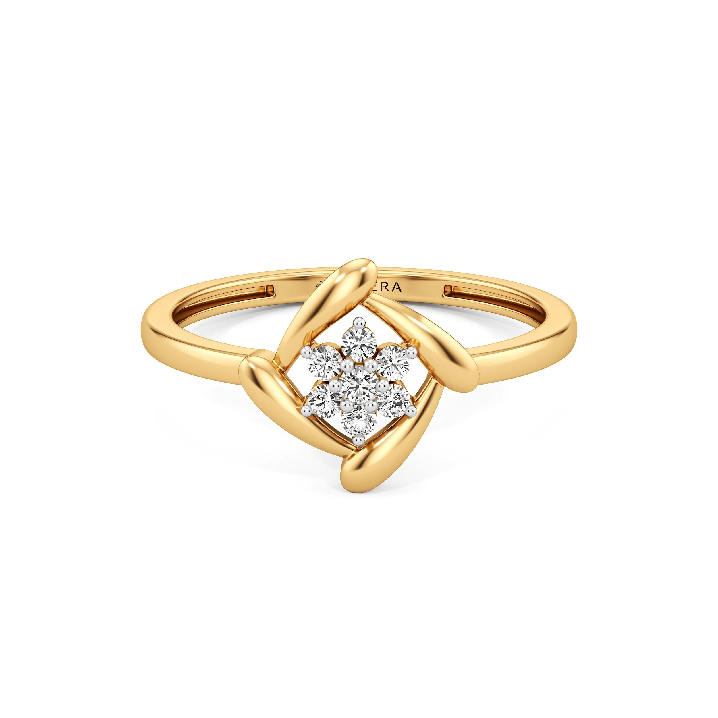 Petaline Cluster Ring 4