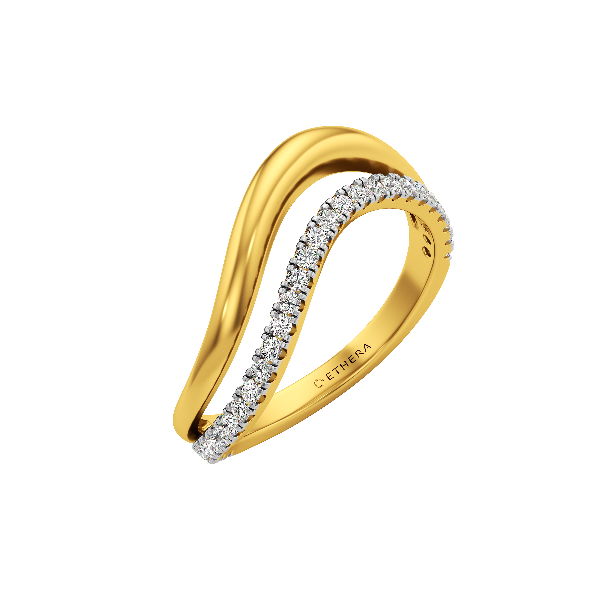Waveline Stack Ring 1