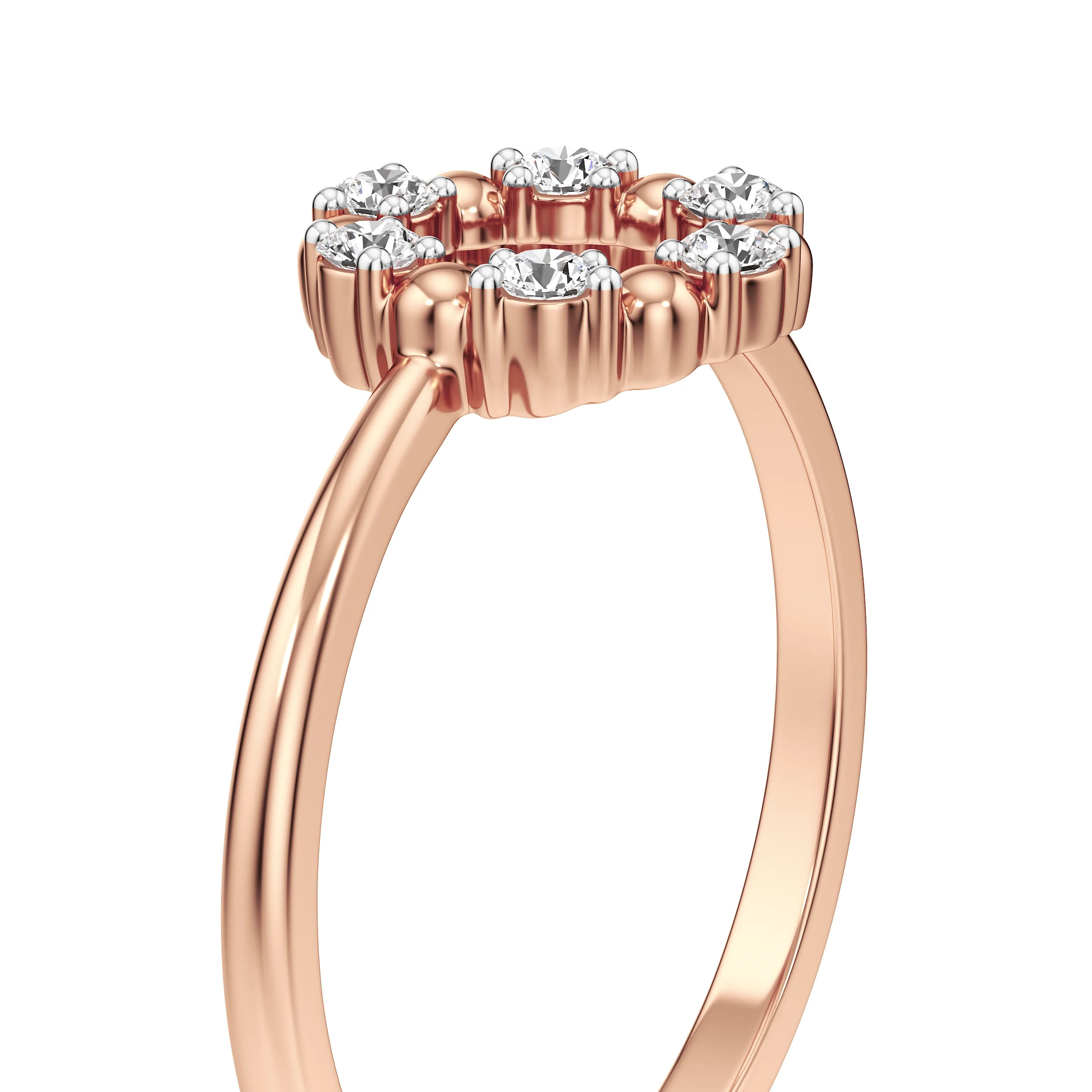 Orbit Petite Diamond Ring 19