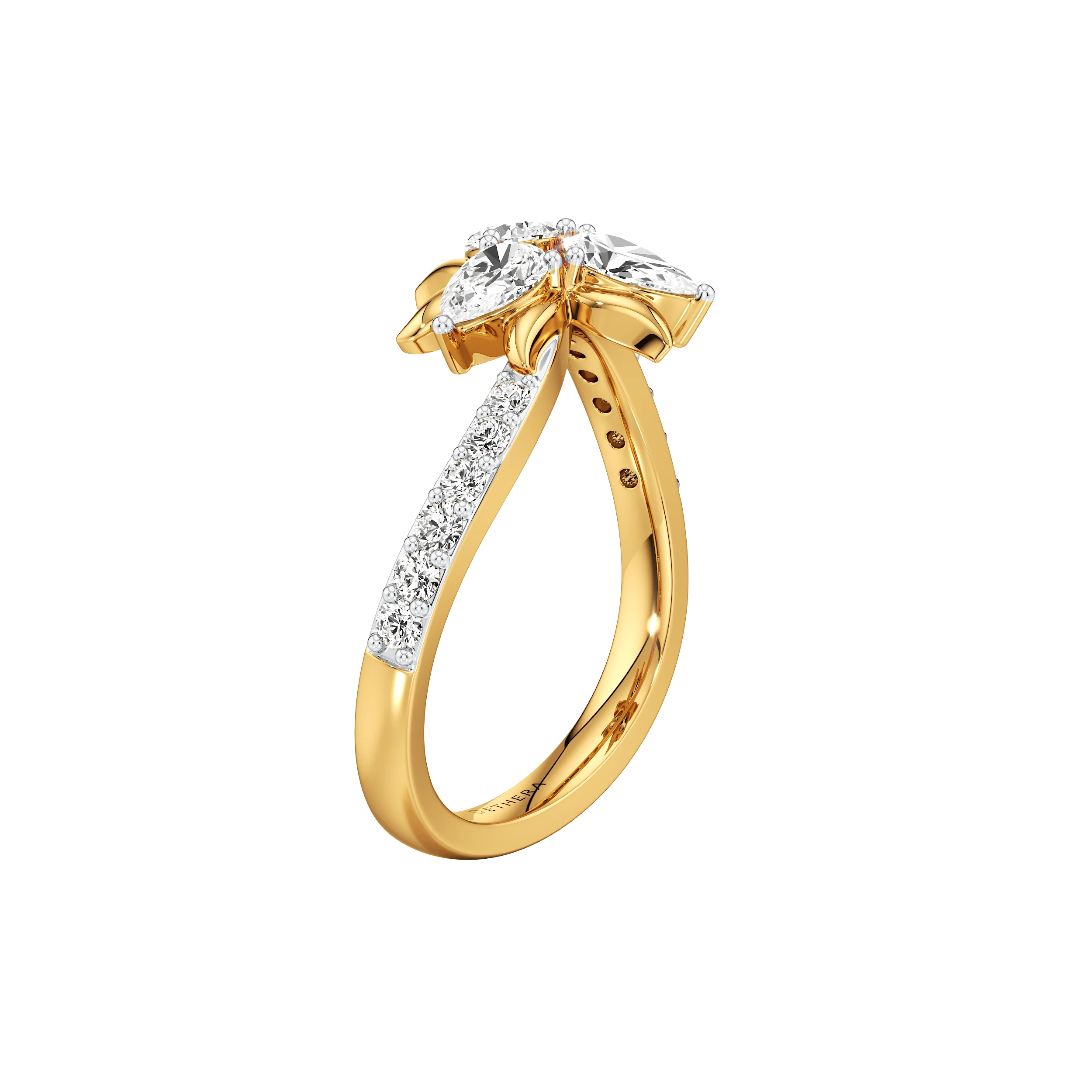 Sepels And Tepels 3 Stone Ring 5