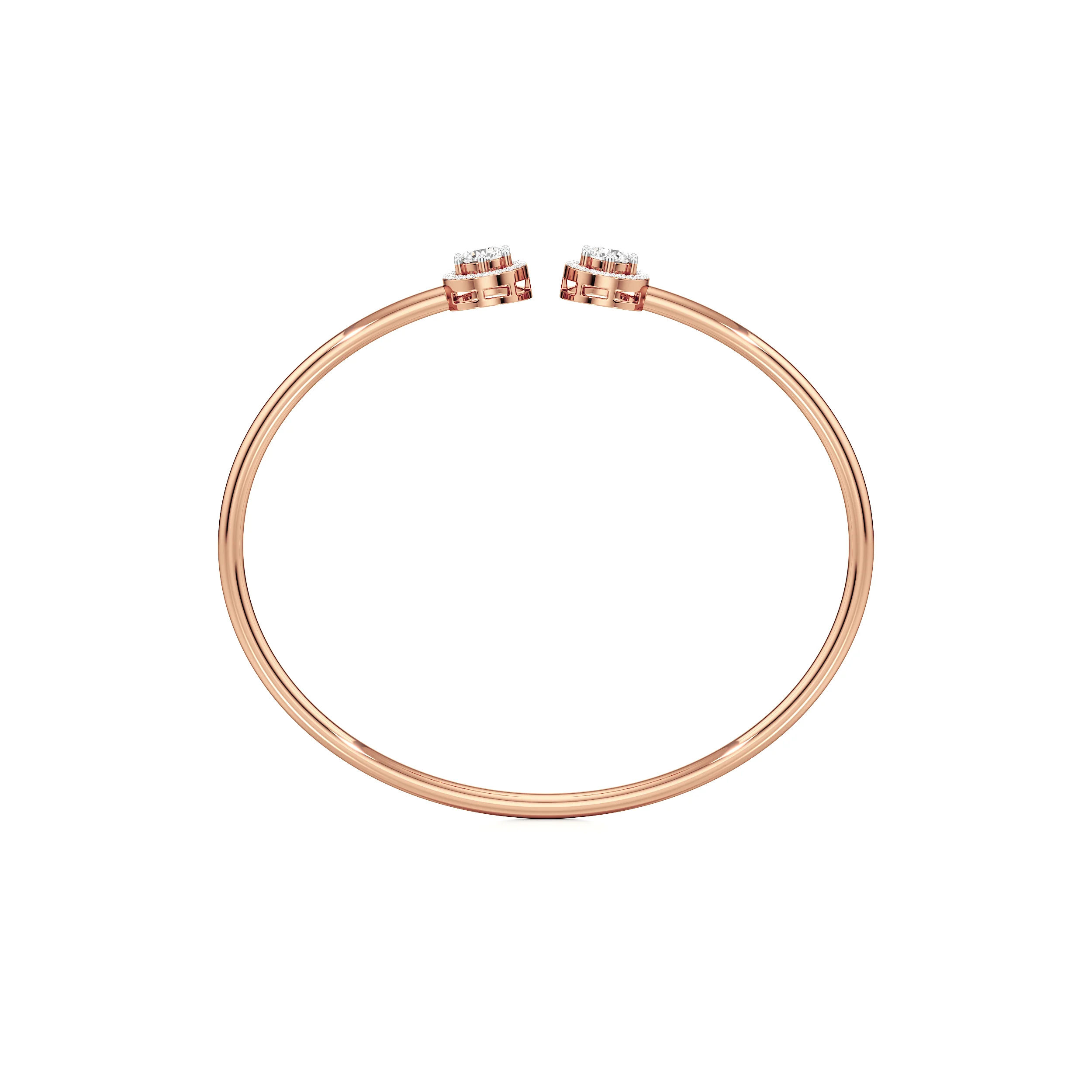 Timeless Twinkle Open Top Oval Bangle 7