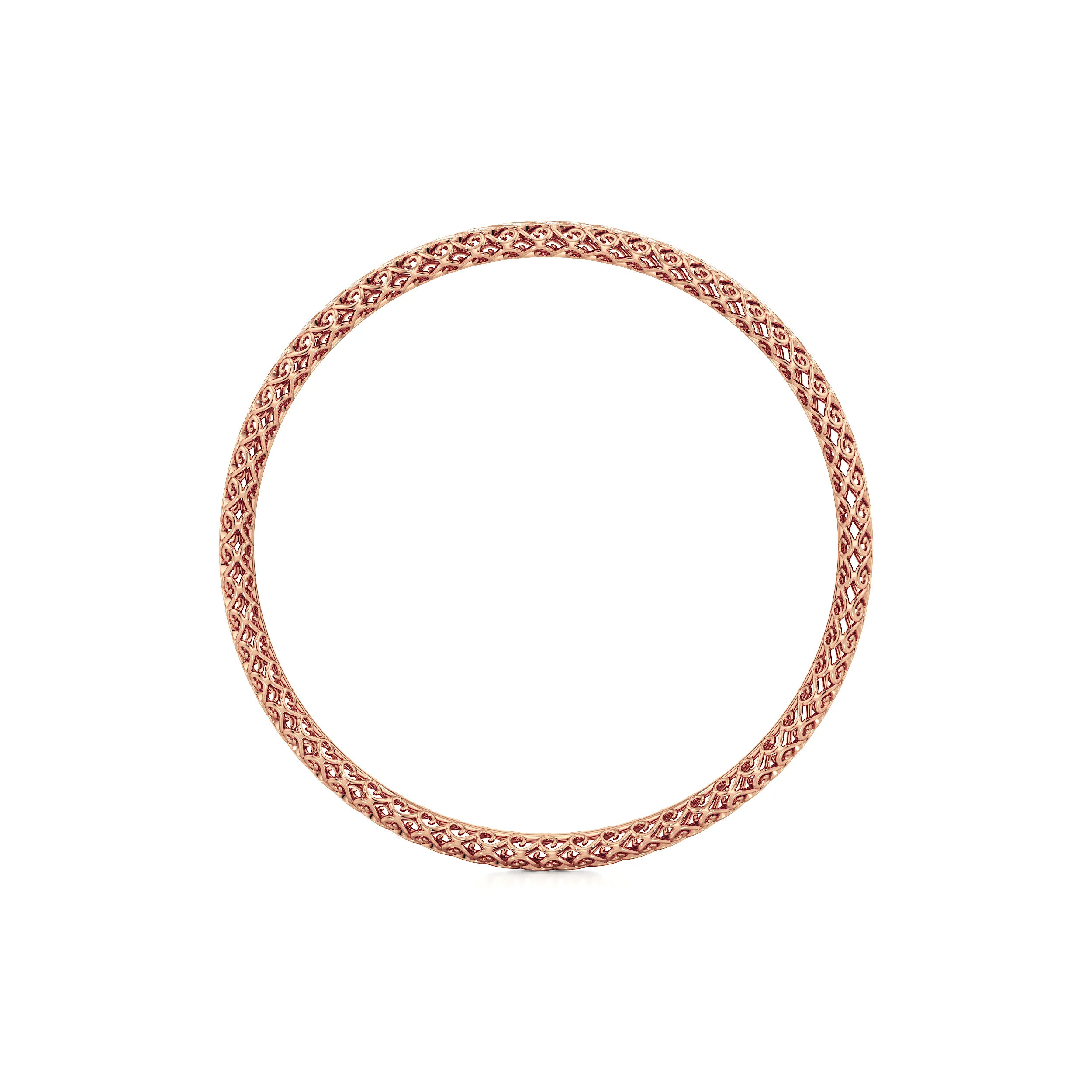 Regal Lace Round Bangle 7