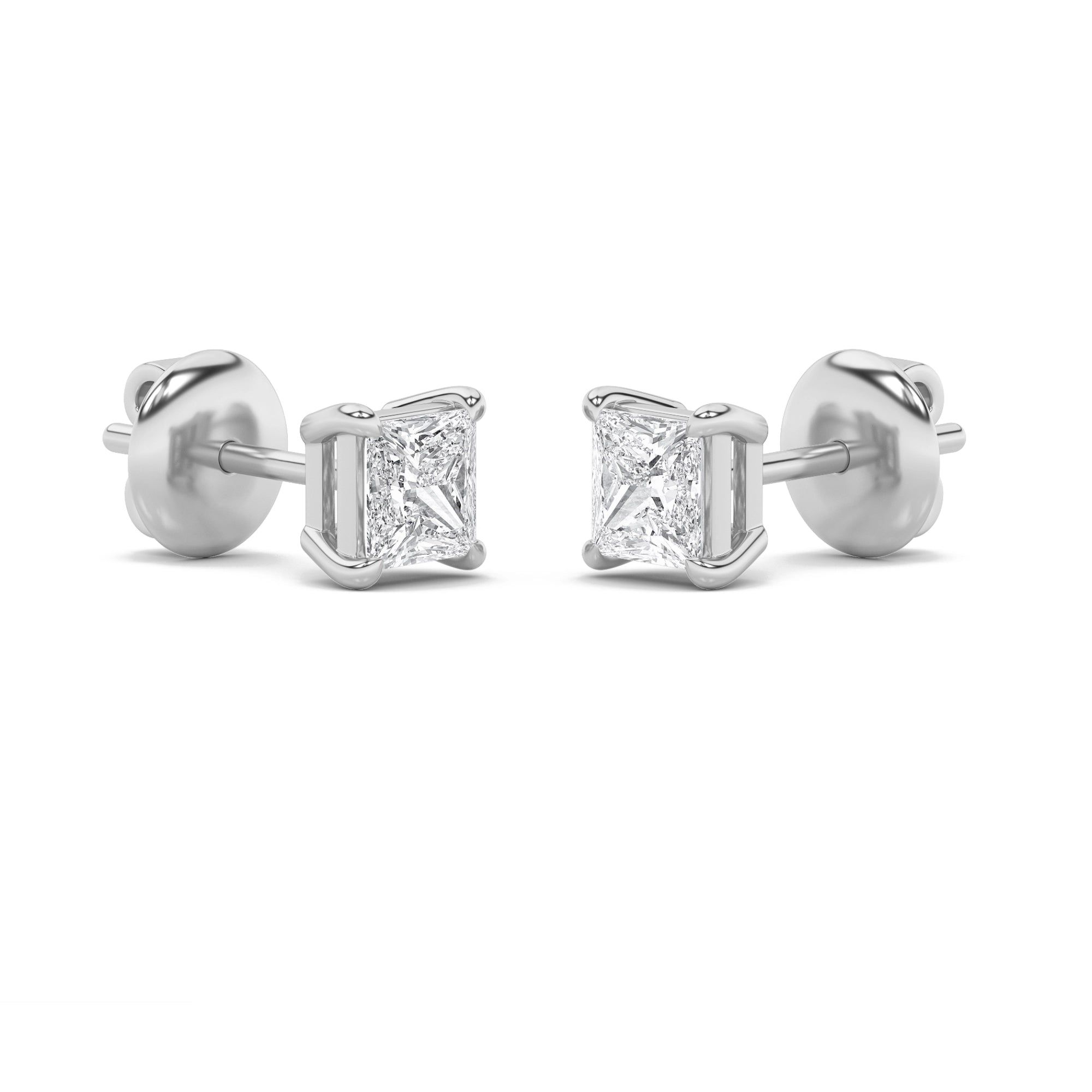 Pristine Princess Stud Earrings 2.5 Carat 3