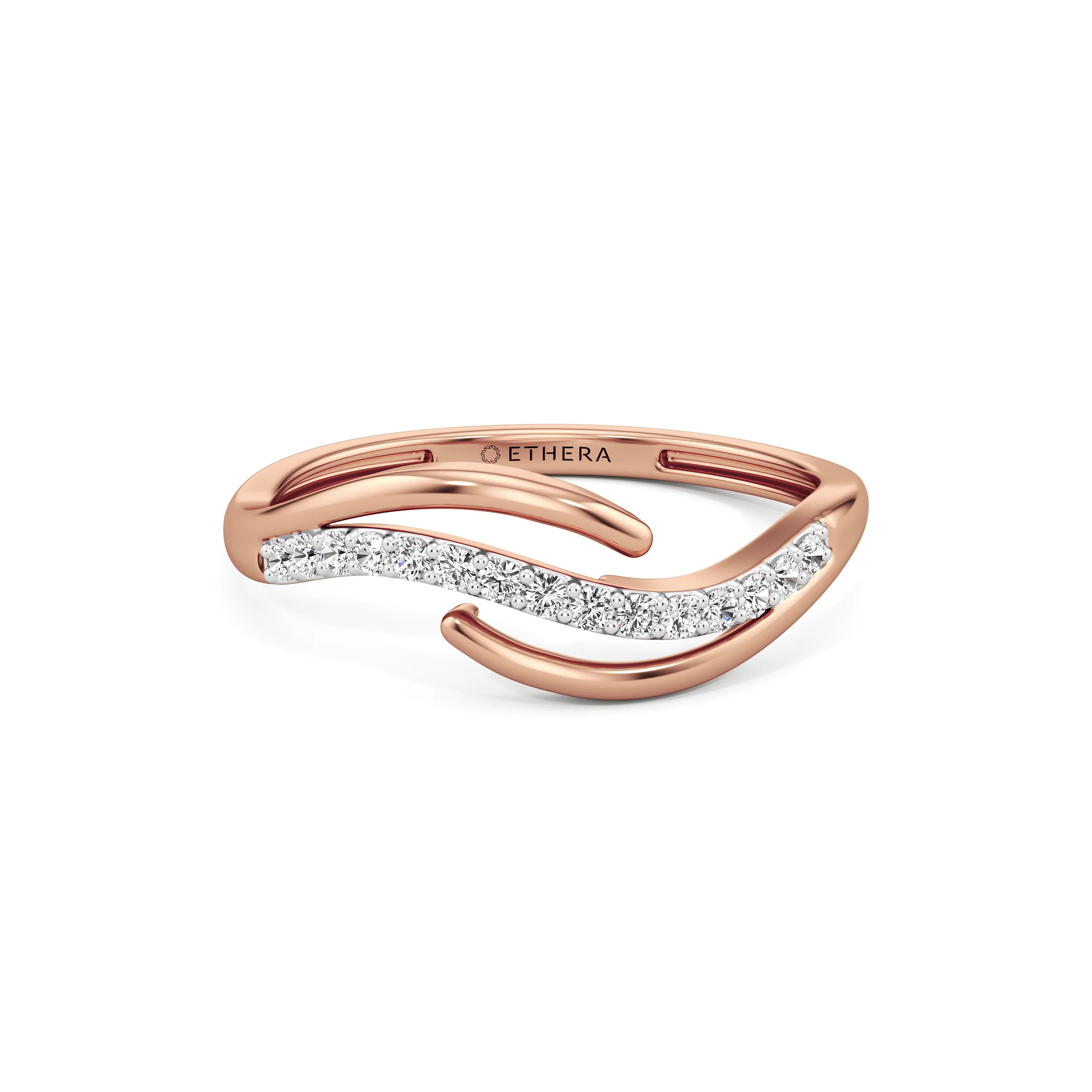 Whisper Wave Diamond Ring 13