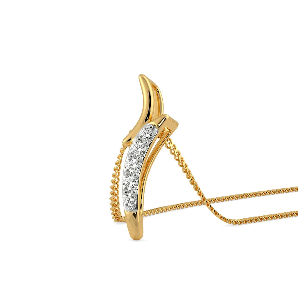 Astra Diamond Pendant And Earrings