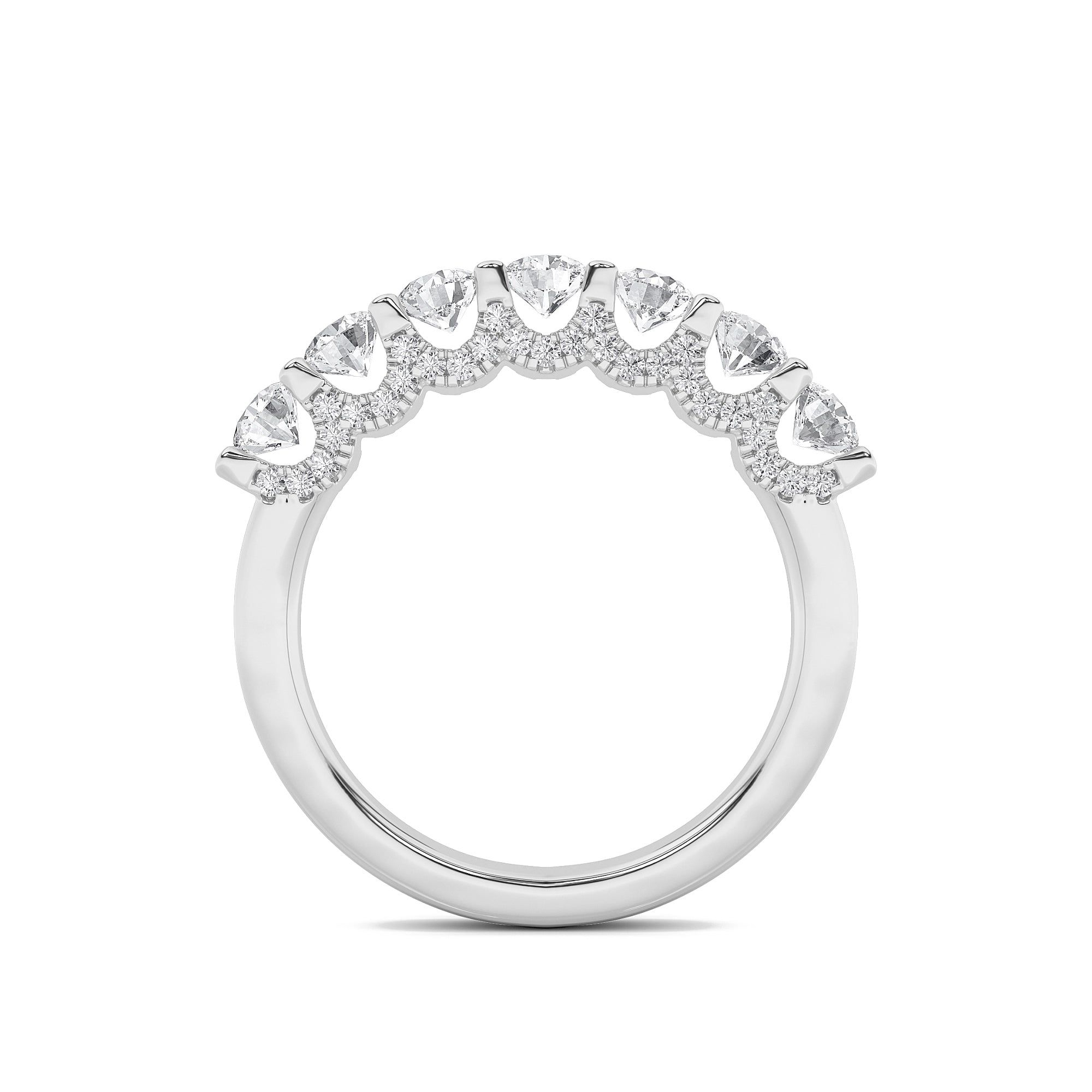 Seven Star Bridal Ring Set 7