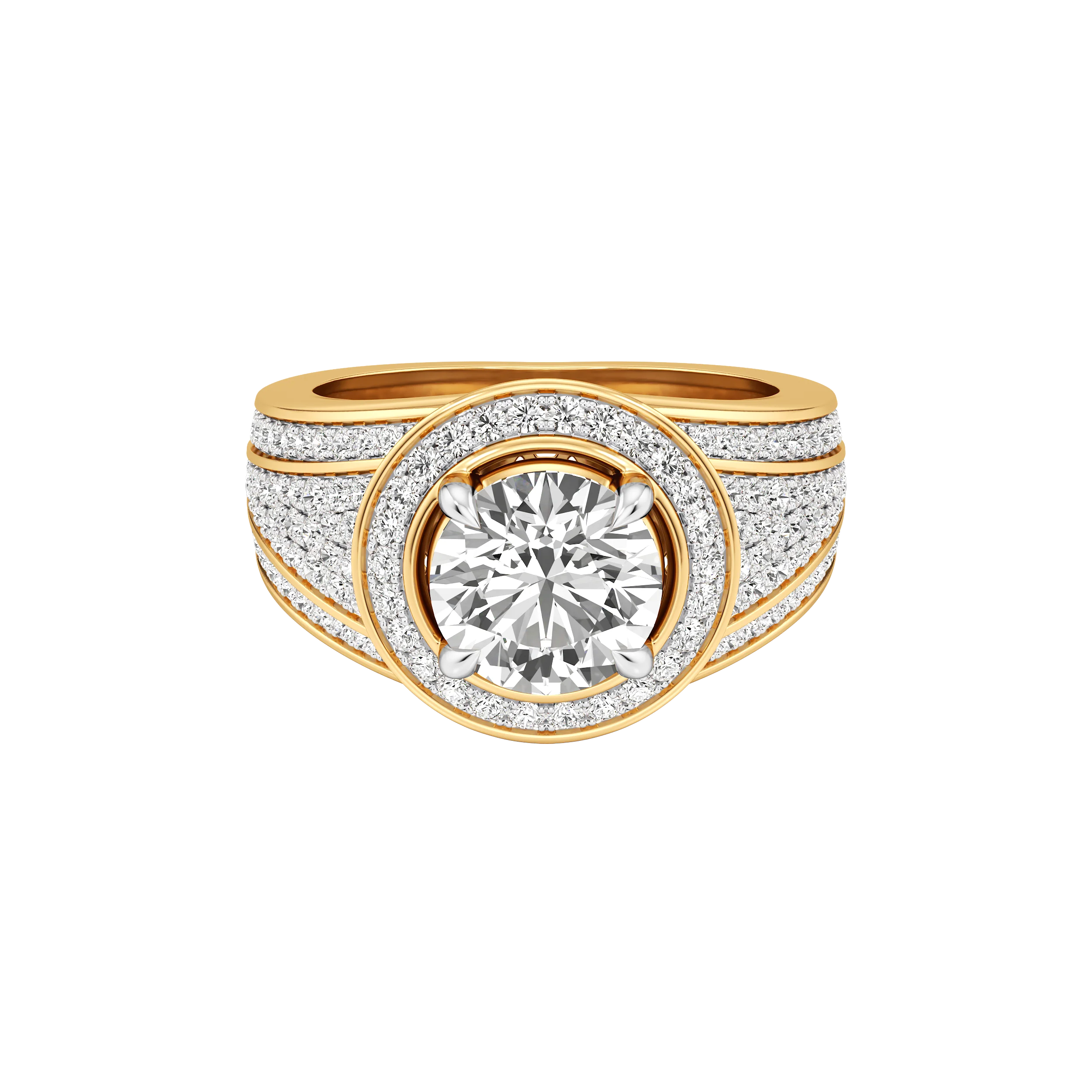 Orbit Halo Statement Ring 3