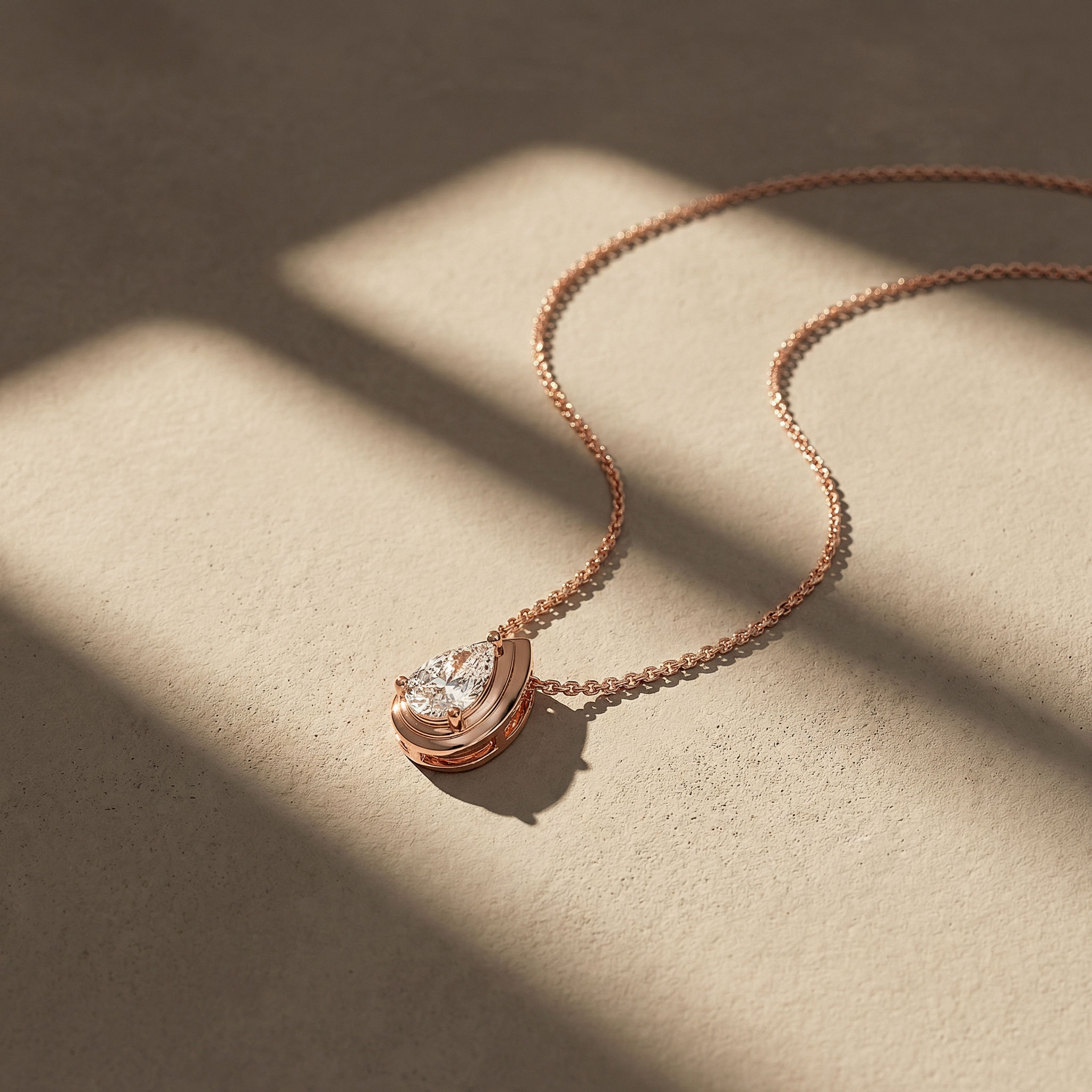 Dewdrop Solitaire Pendant 2