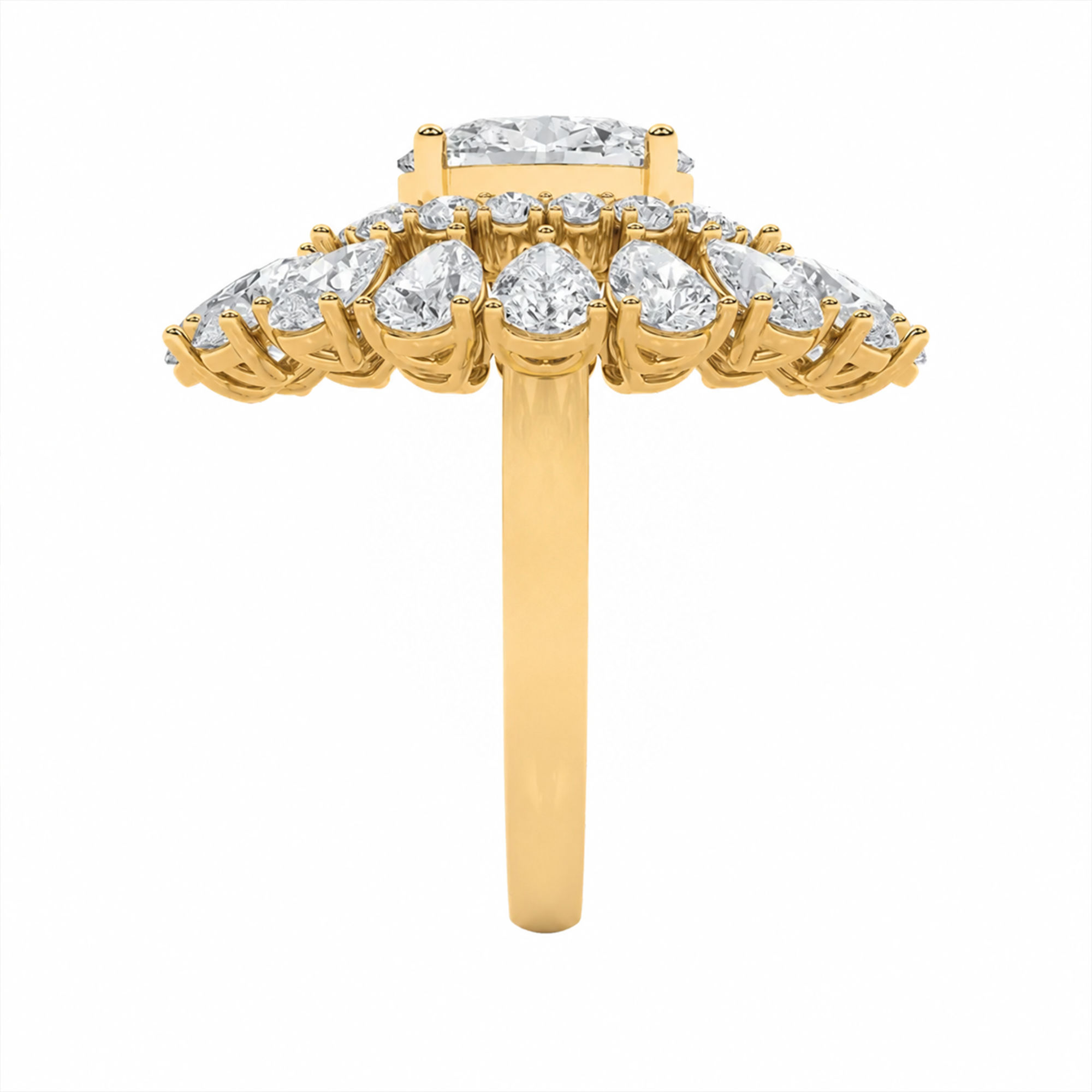 Floral Fusion Cocktail Ring 4