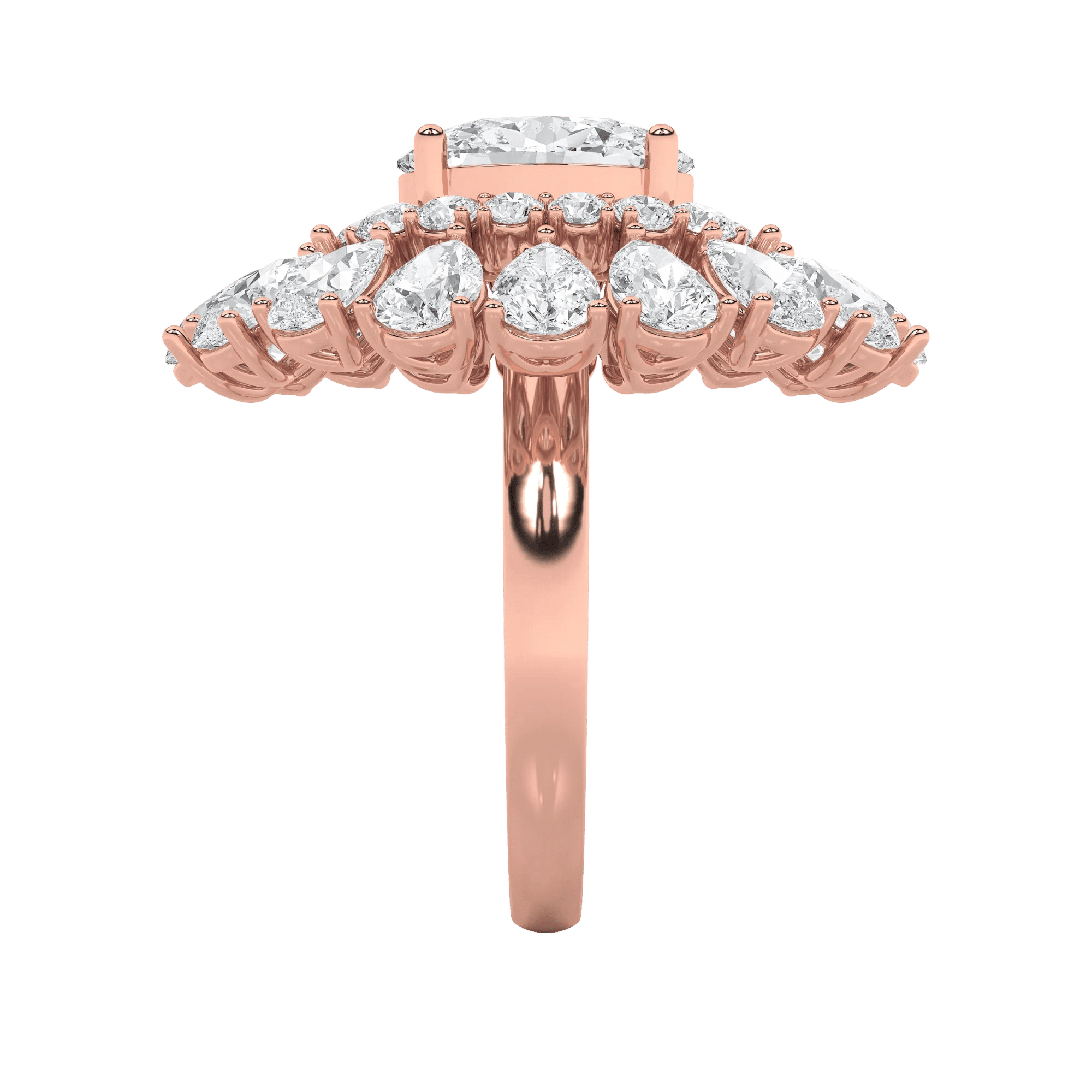 Floral Fusion Cocktail Ring 12
