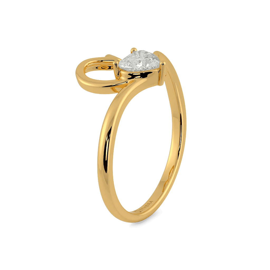 Embrace Heart Solitaire Ring 5