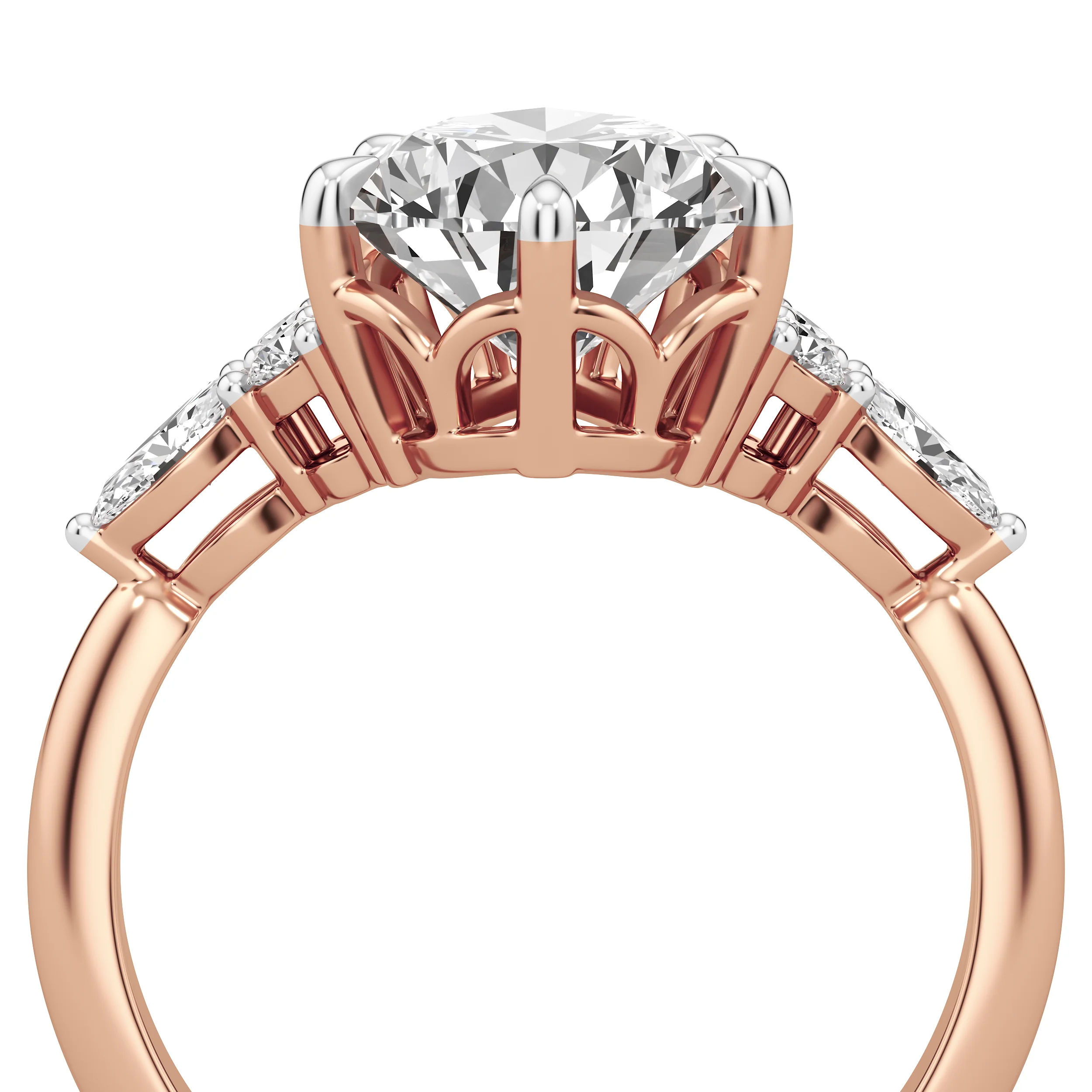 Luminaria Pear Cocktail Ring 17