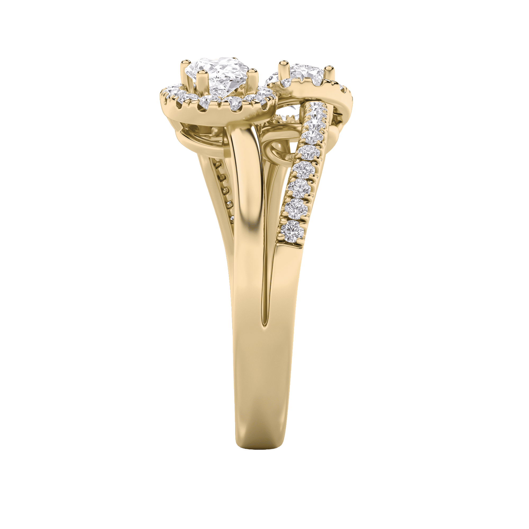 Ecliptica Halo Toi Et Moi Ring 2