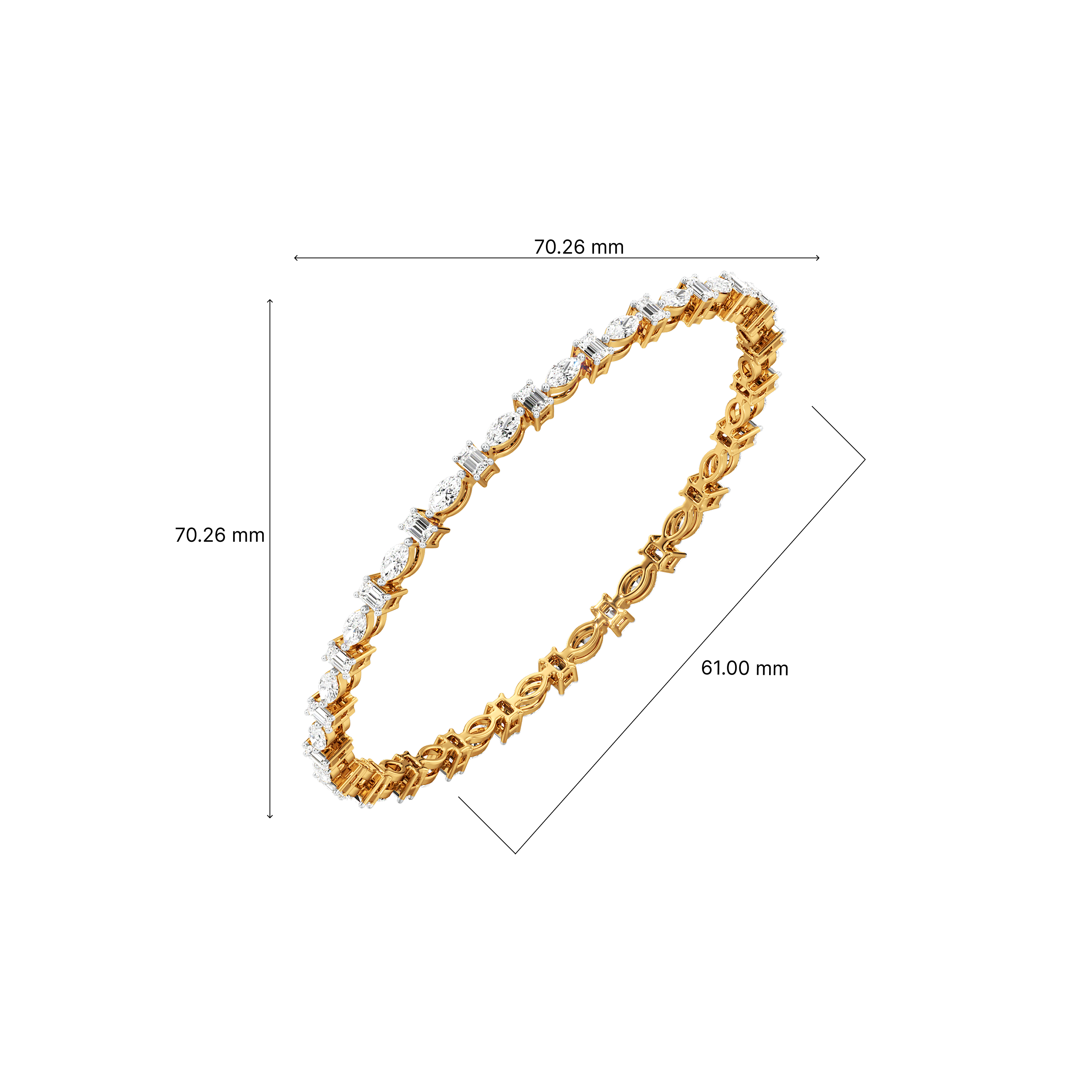 Marq Of Elegance Round Bangle 4