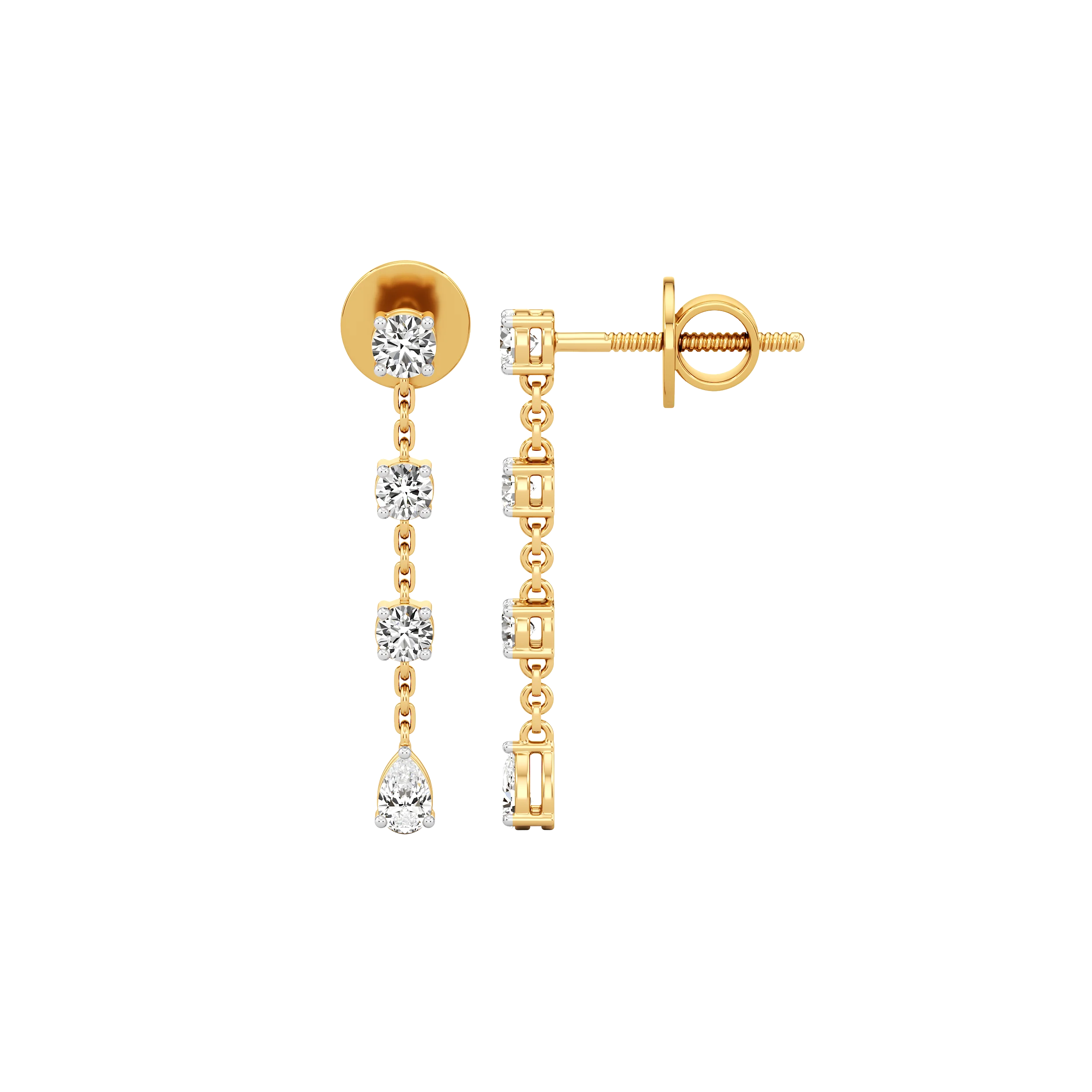 Beamline Drop Earrings hover