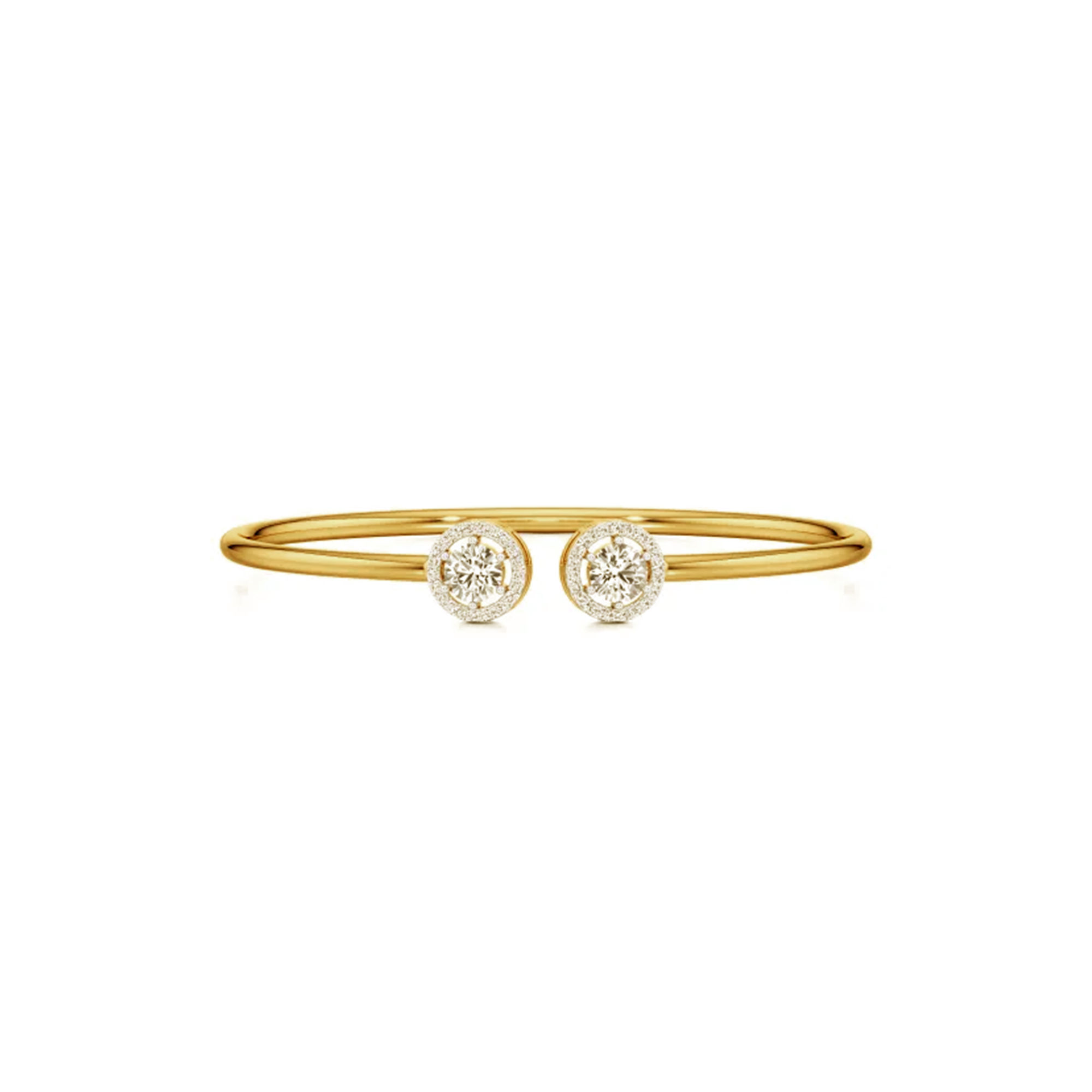 Pear Glimmer Open Top Bracelet