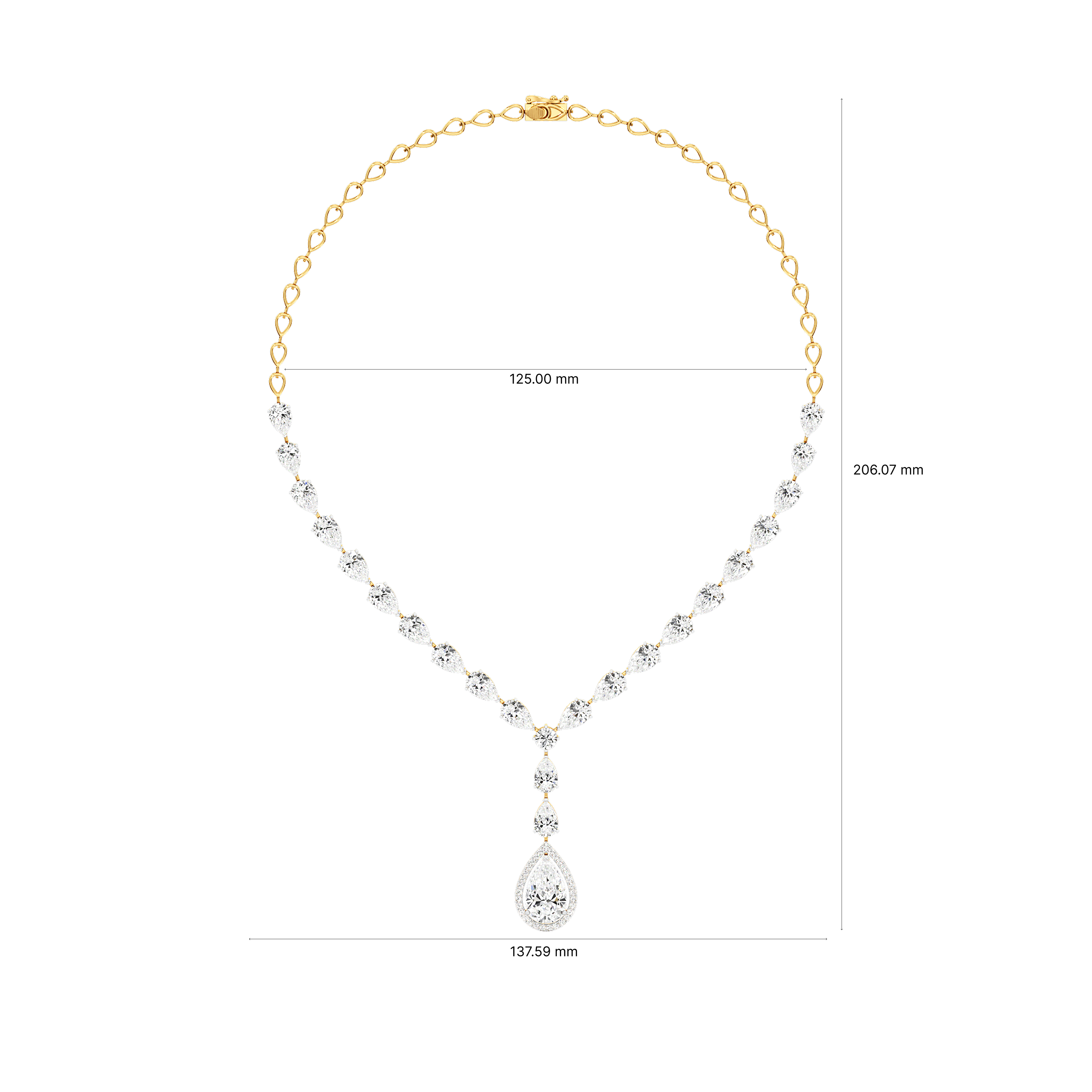 Celeste Drop Necklace 2