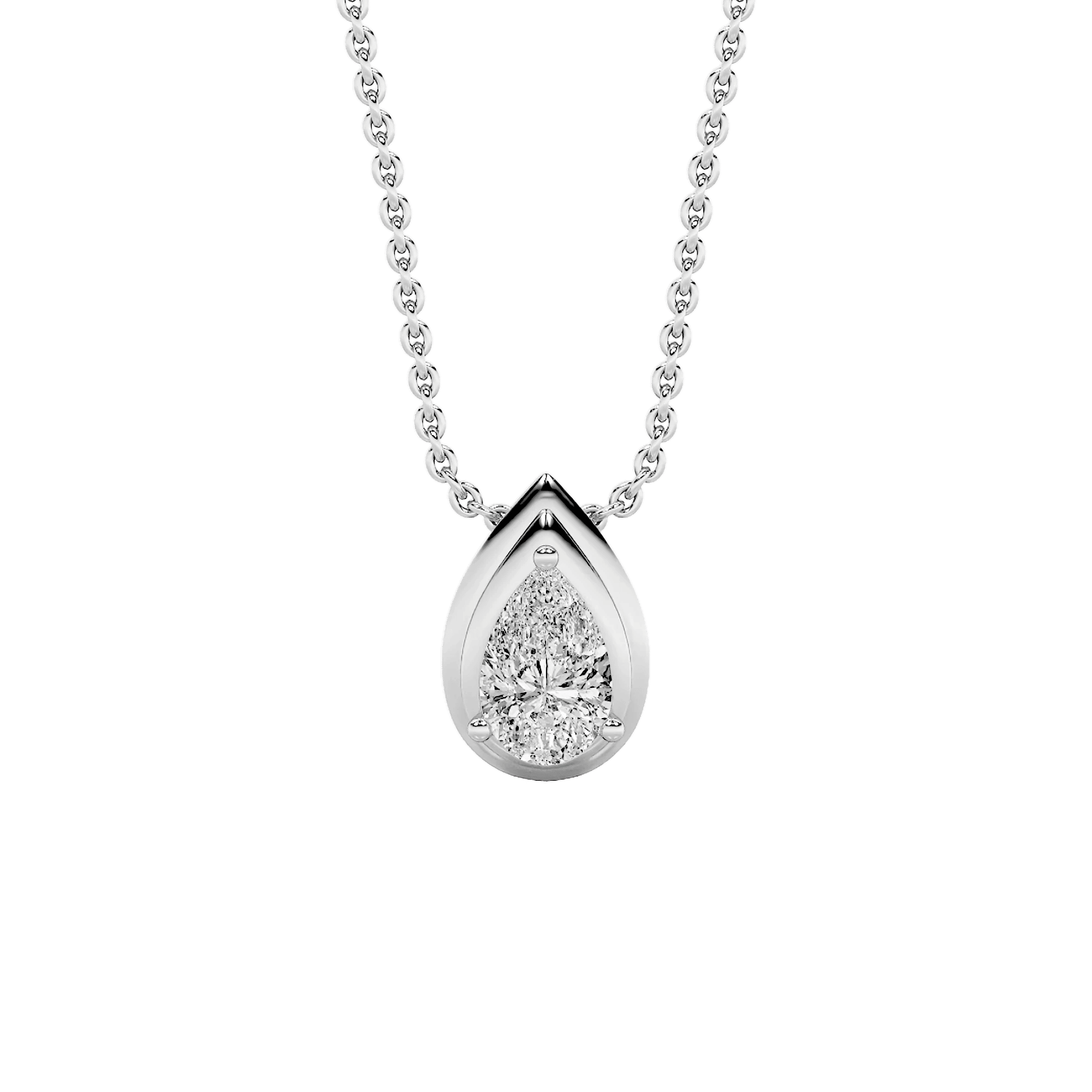 Dewdrop Solitaire Pendant 4