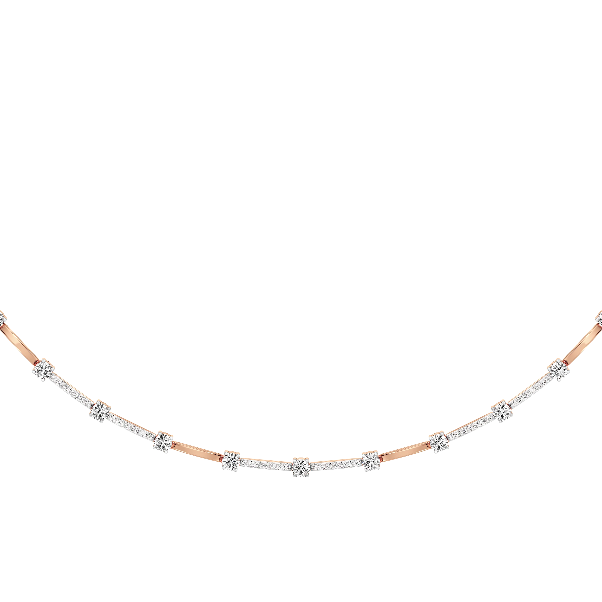 Nebula Glow Tennis Necklace 8