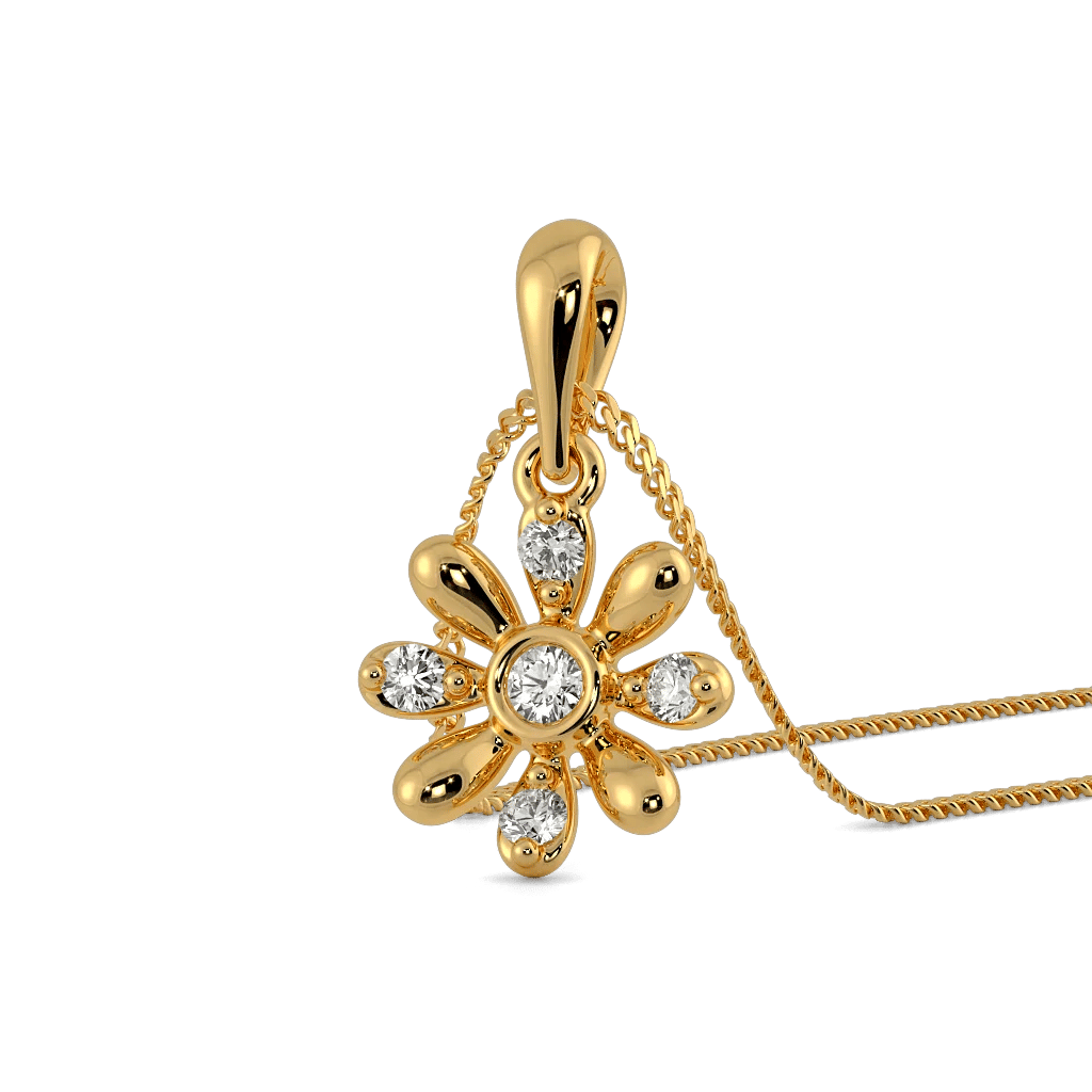 Daisy Radiance Pendant And Earrings