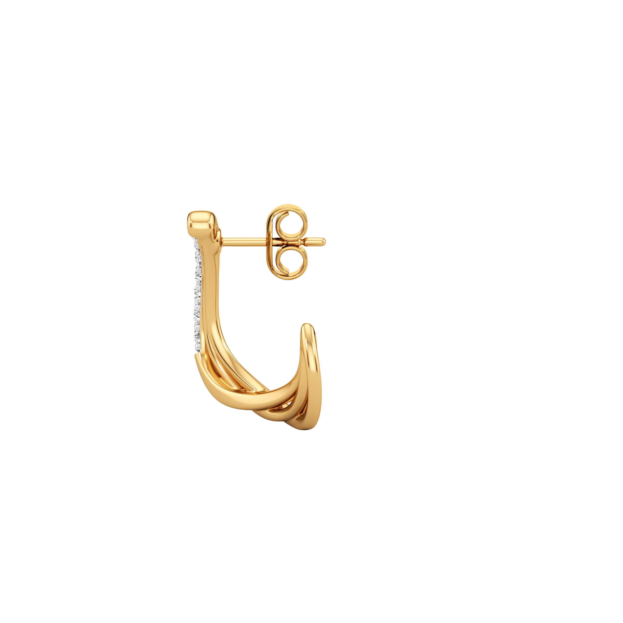 Crescent Arc Earrings 2