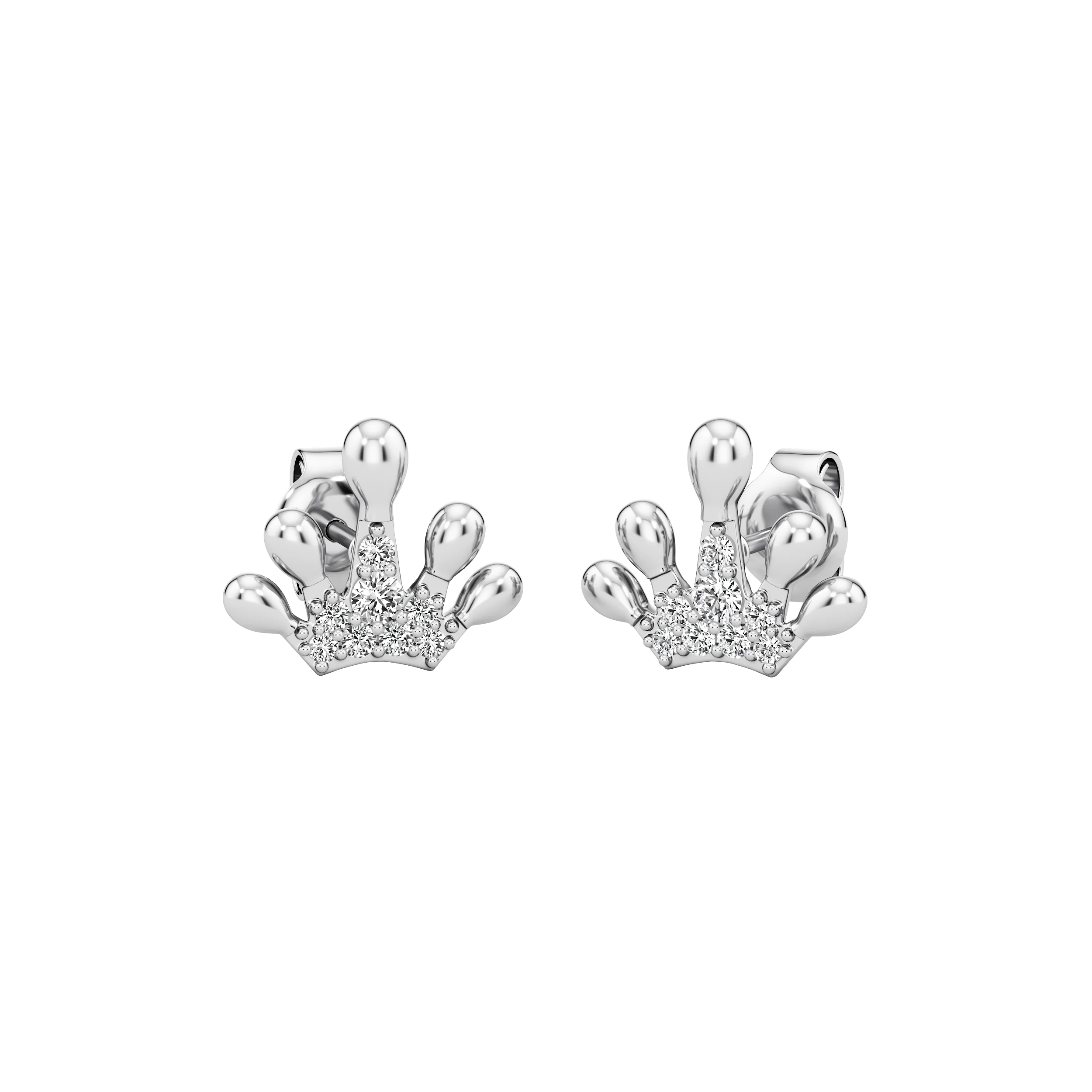 Crownlet Diamond Studs 3
