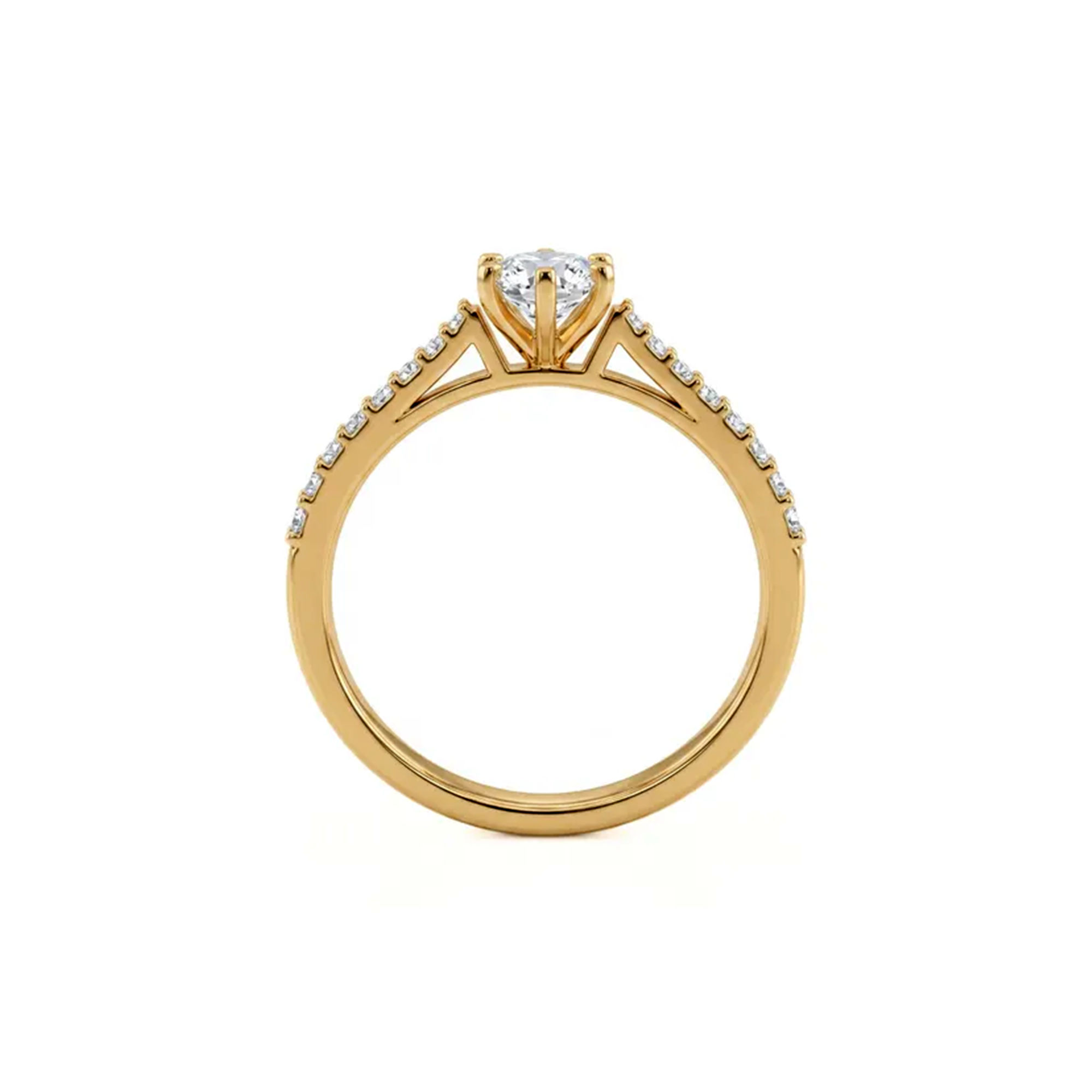 Glowrail Solitaire Ring 2