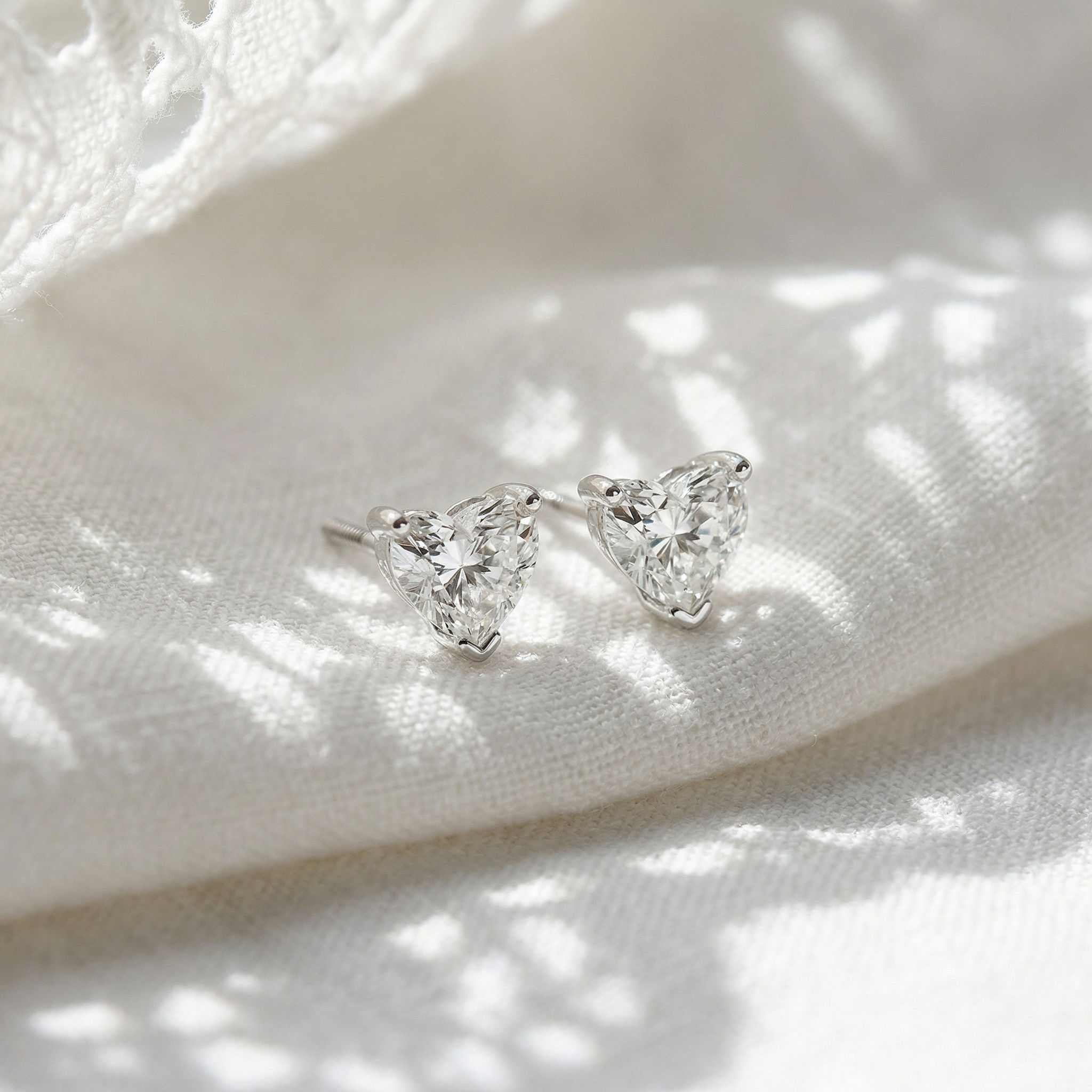 Amora Heart Studs 2