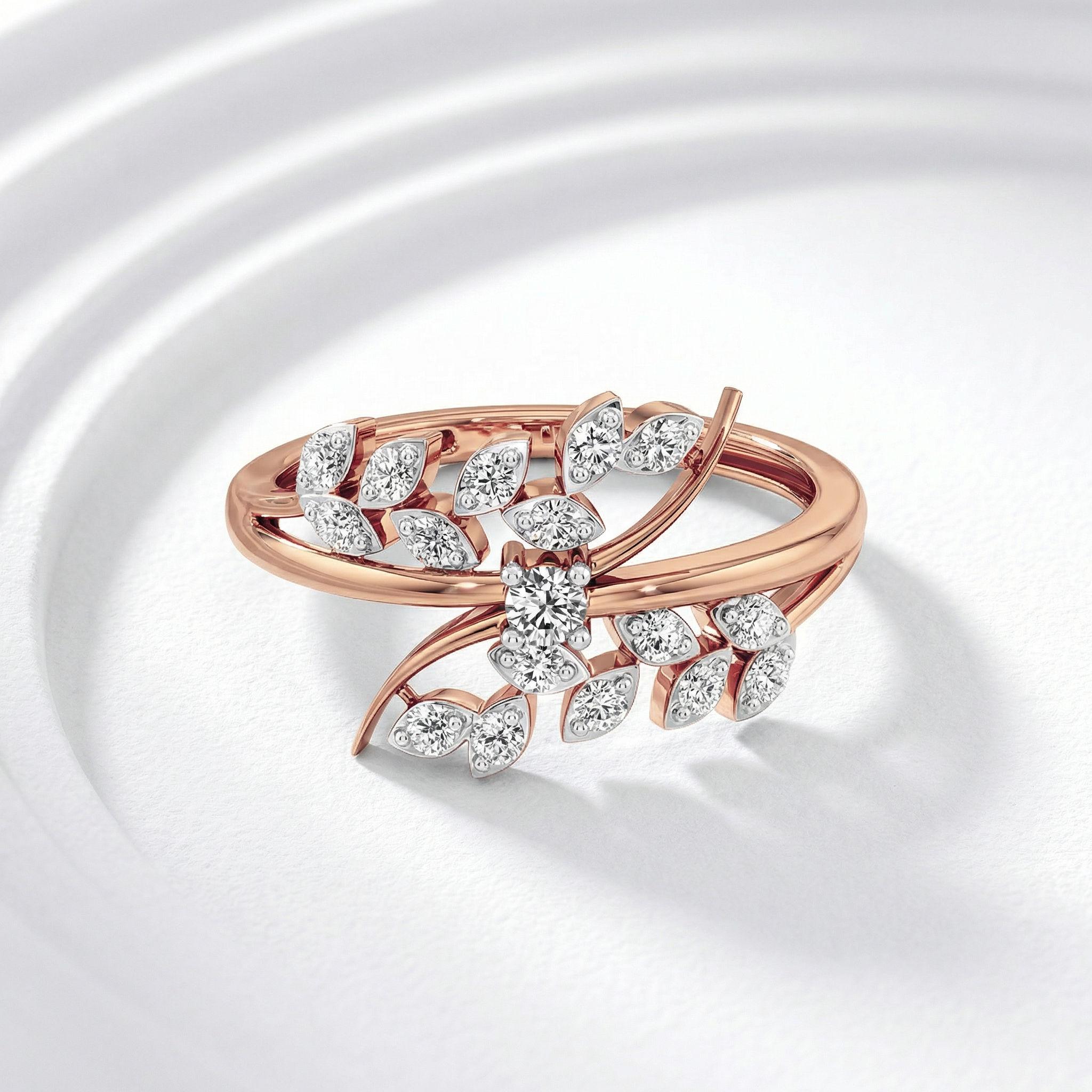 The Elowen Leaf Ring 2