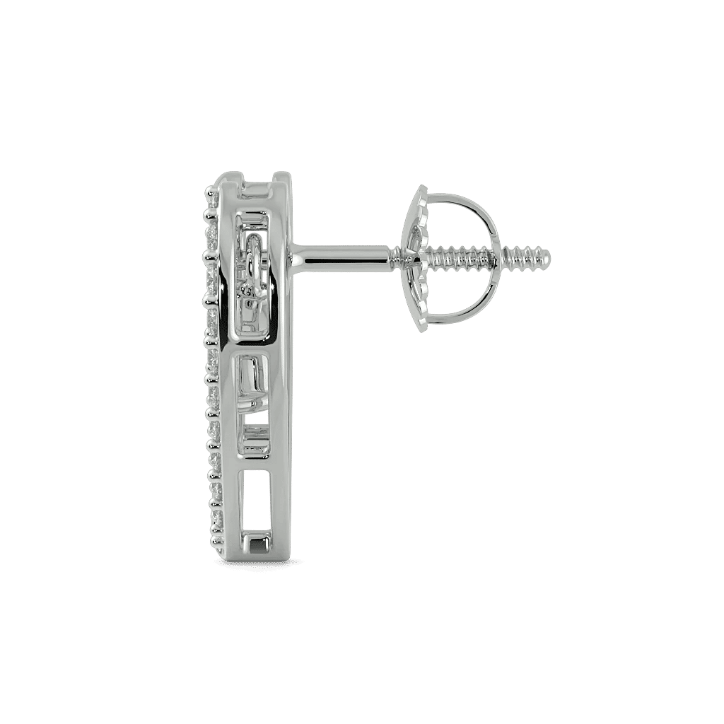 Dewdrop Heart Studs 3