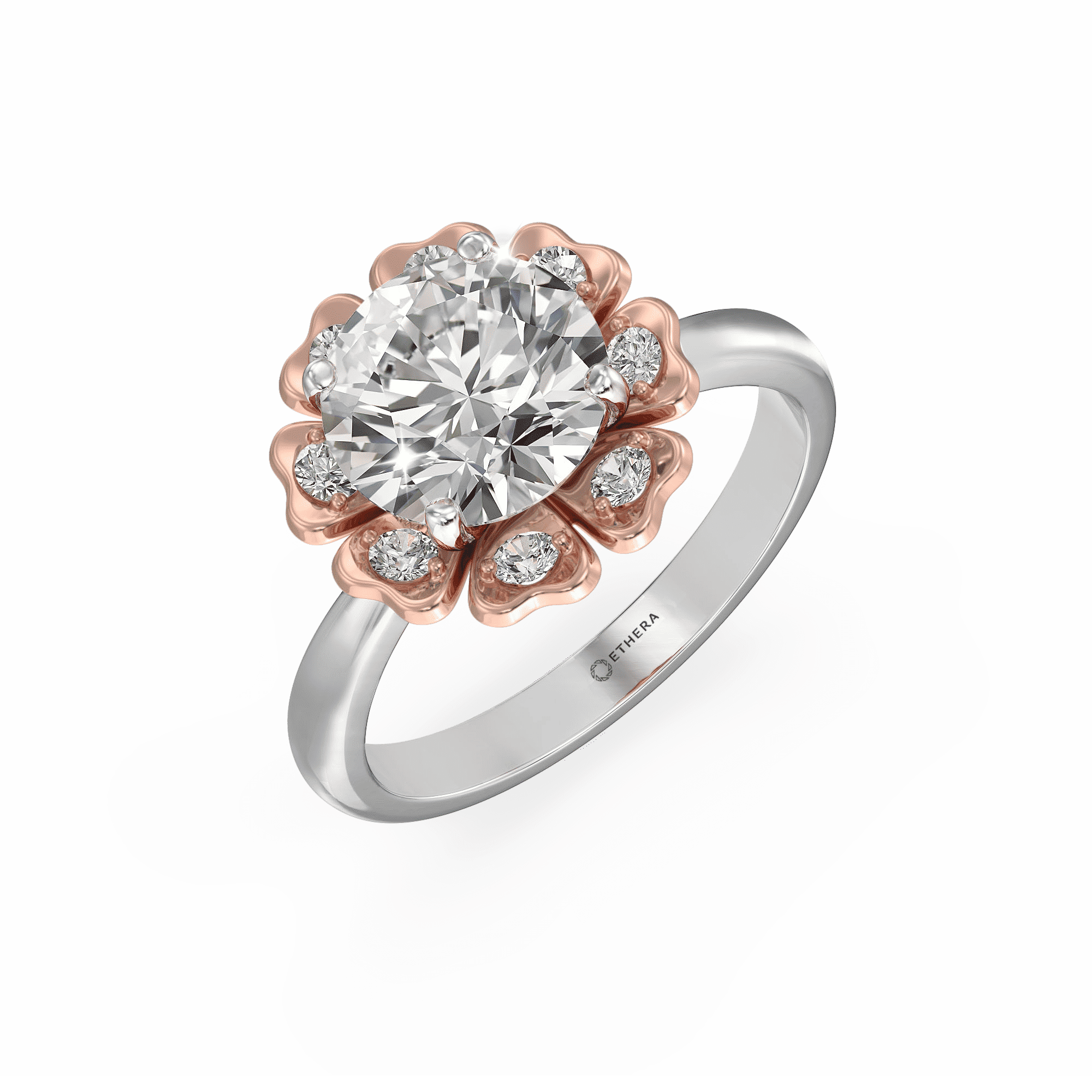 Petal Halo Ring