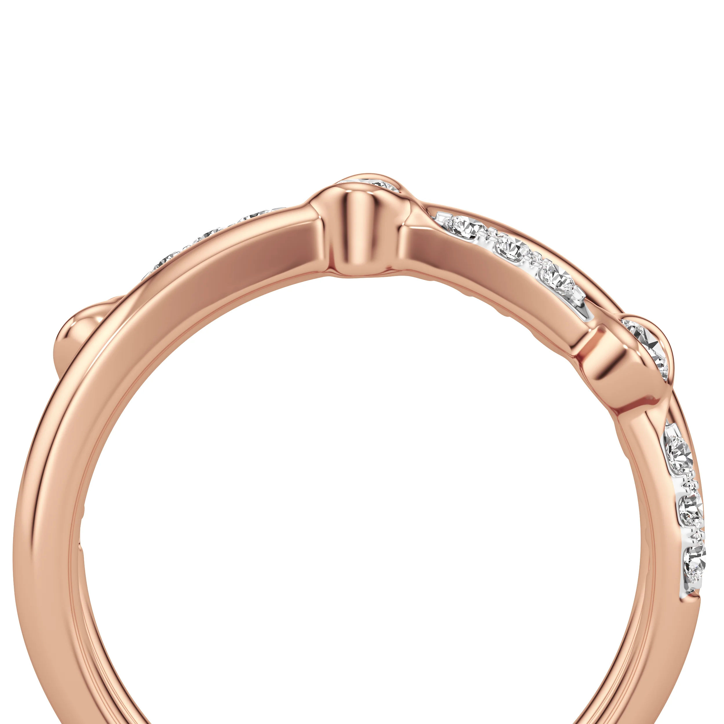 Twine Gleam Diamond Ring 17