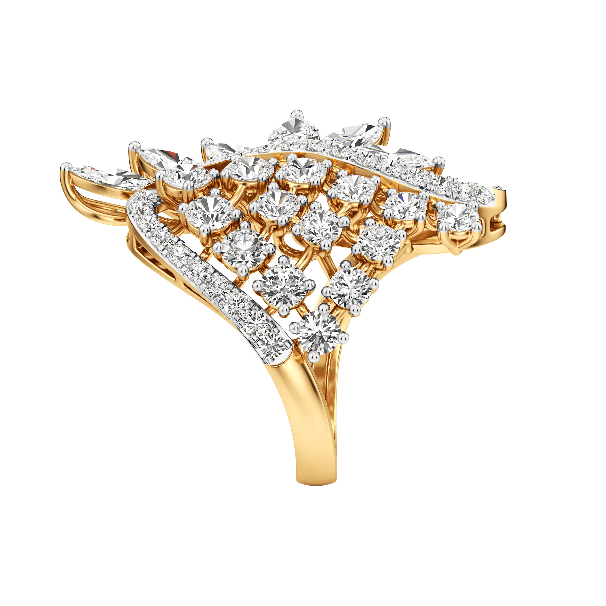 Aurora Wing Diamond Ring 5